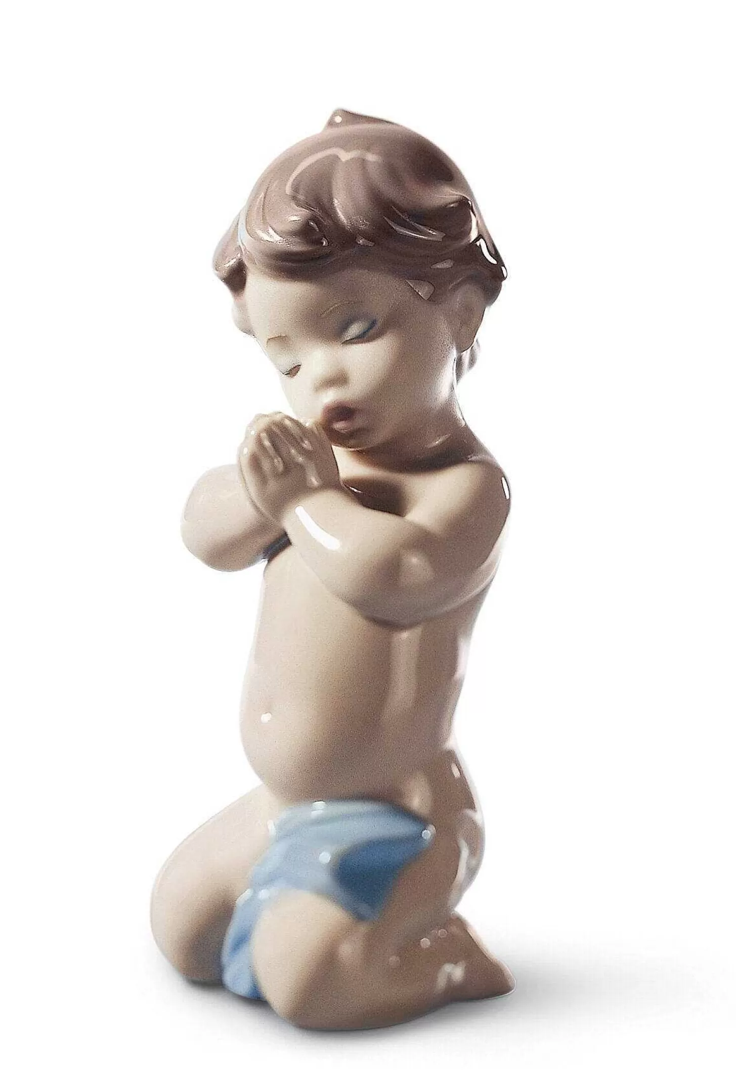 Lladró A Child'S Prayer Boy Figurine^ Children