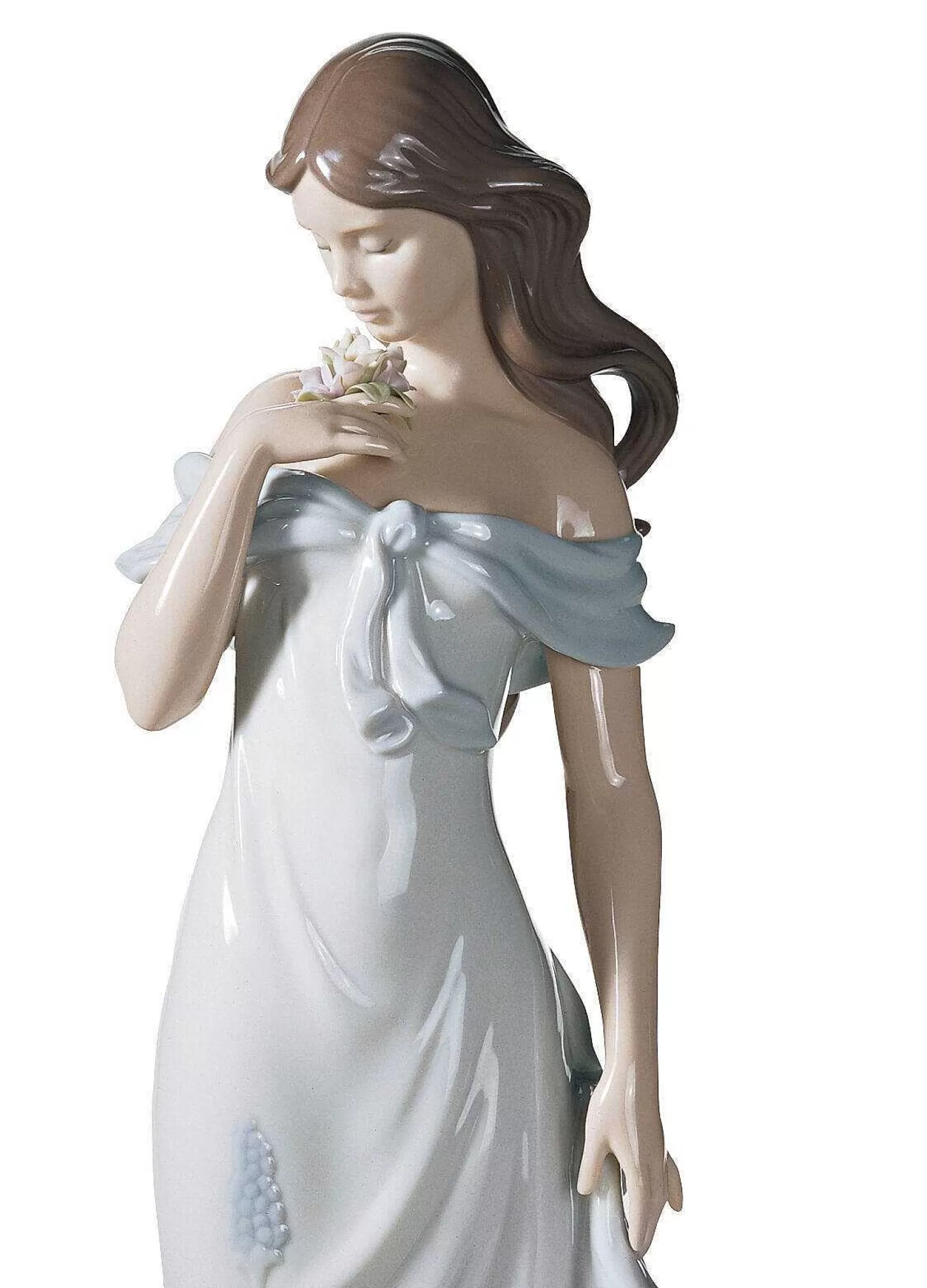Lladró A Flower'S Whisper Woman Figurine^ Heritage