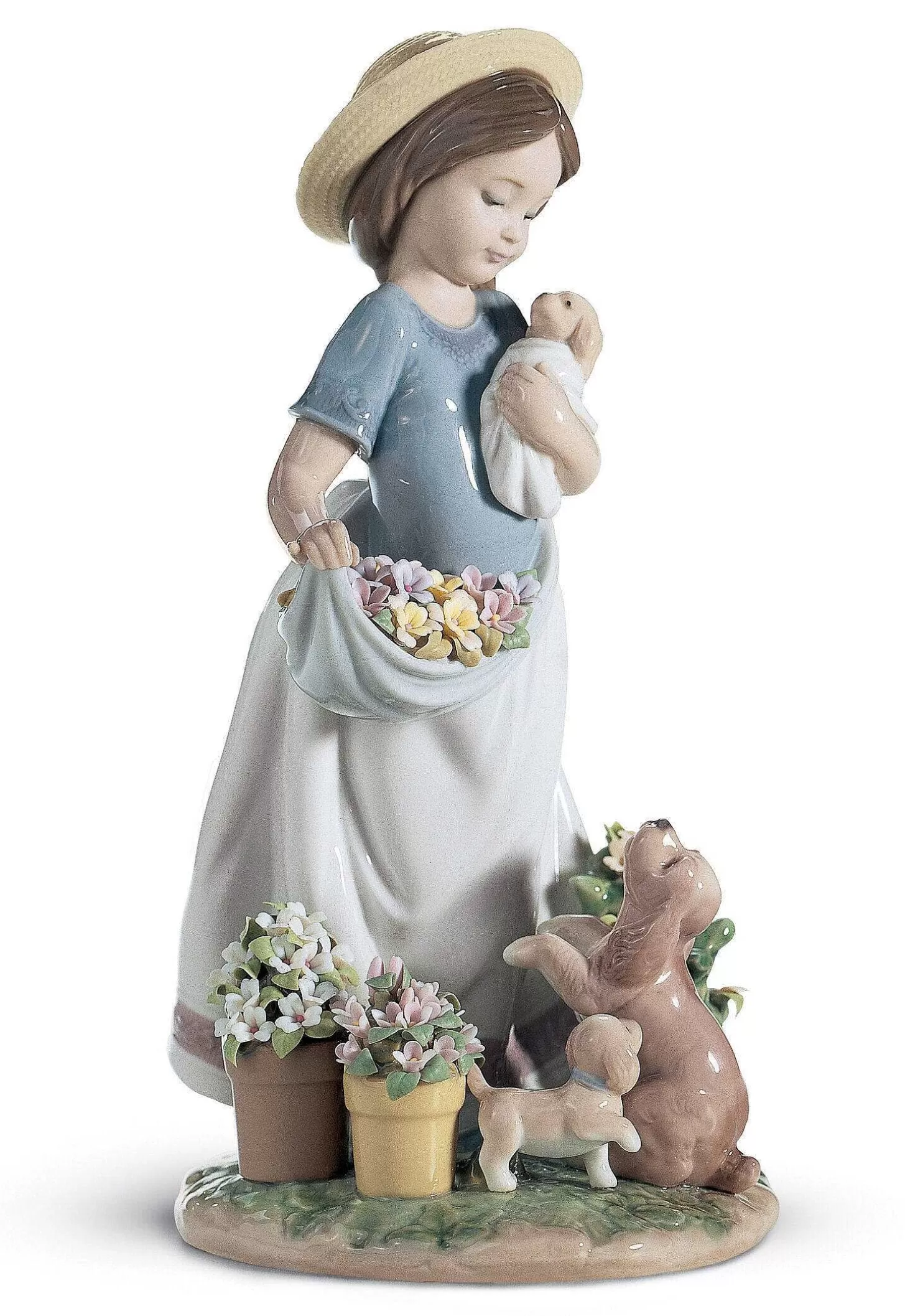 Lladró A Romp In The Garden Girl Figurine Type 626^ Children