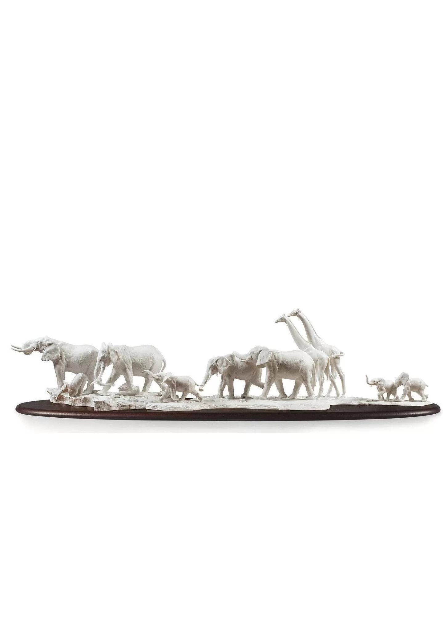 Lladró African Savannah Wild Animals Sculpture. White^ Animals