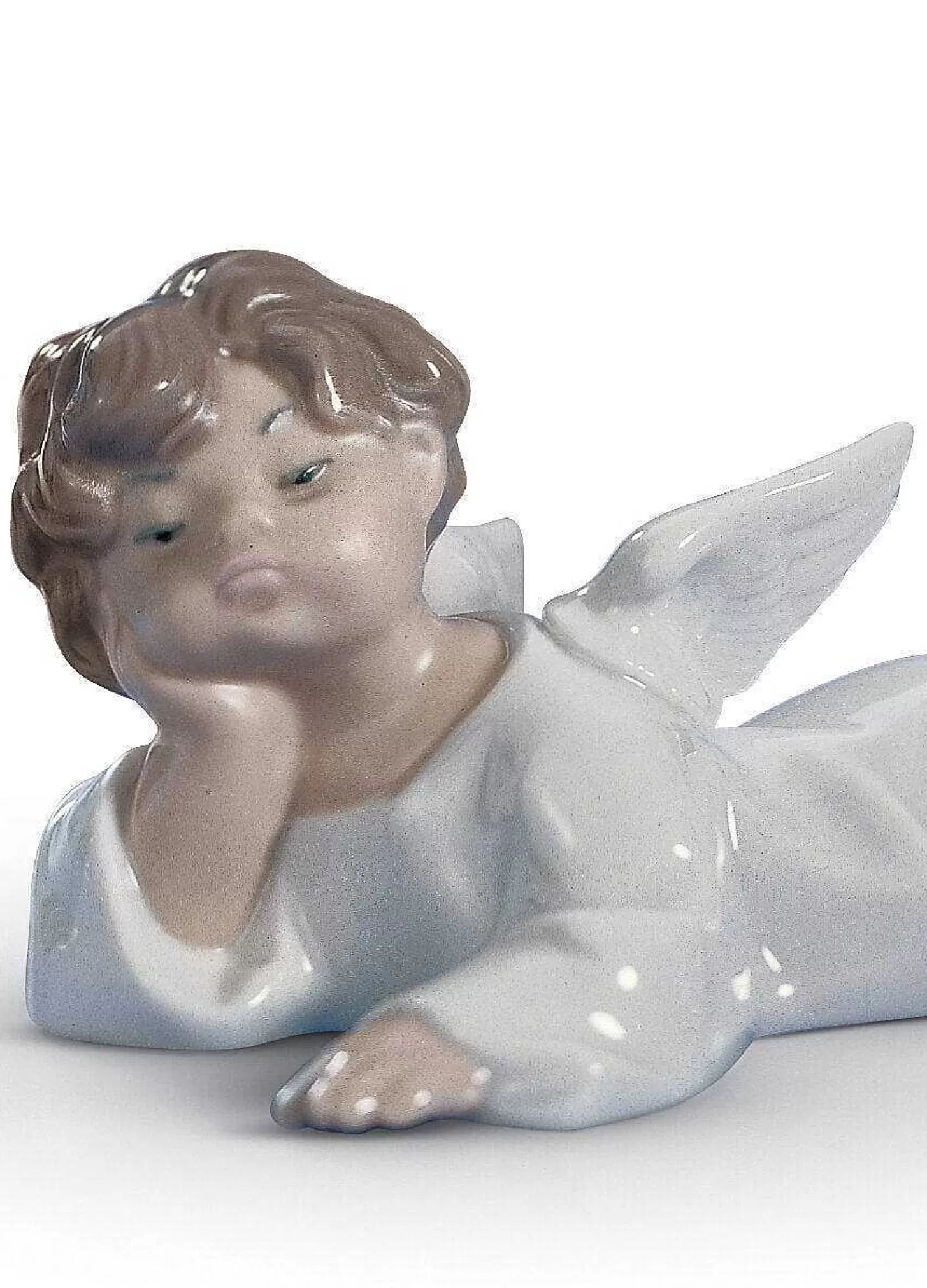 Lladró Angel Laying Down Figurine^ Angels