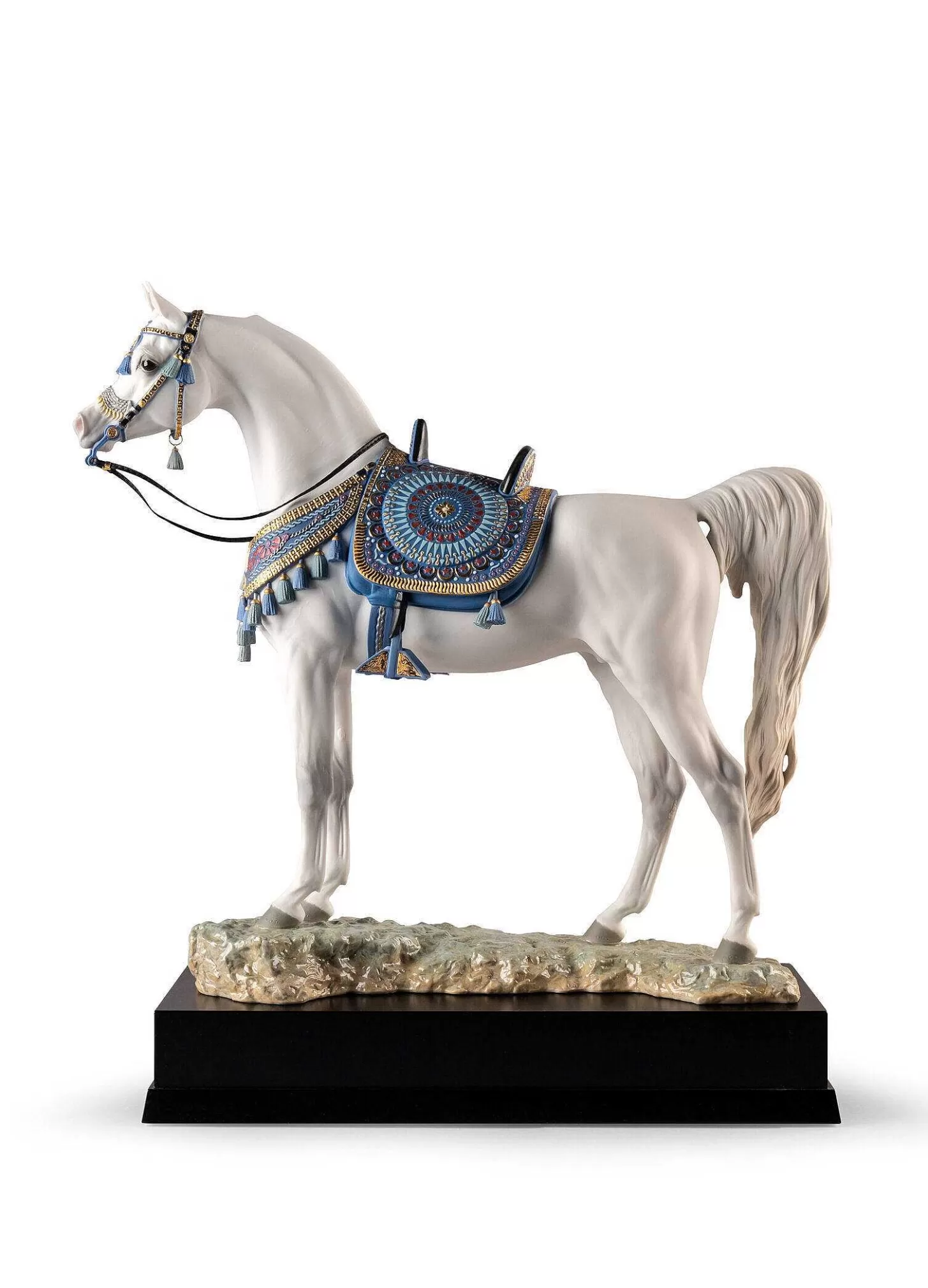 Lladró Arabian Pure Breed Horse Sculpture. Limited Edition^ High Porcelain