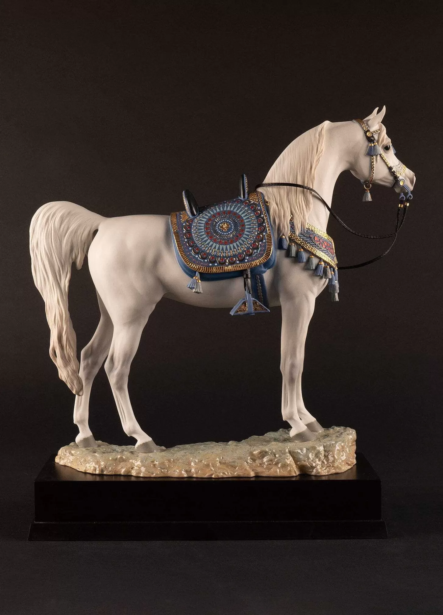 Lladró Arabian Pure Breed Horse Sculpture. Limited Edition^ High Porcelain