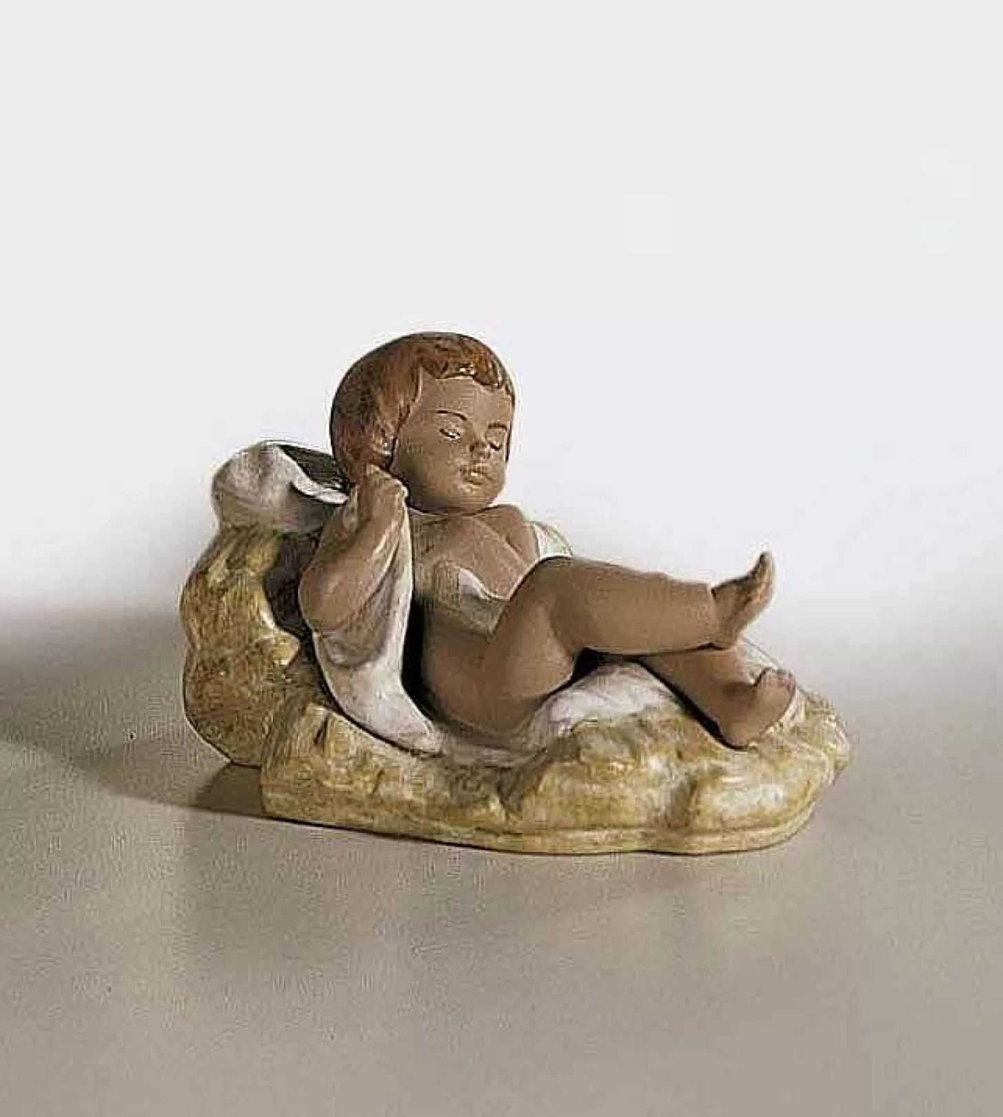 Lladró Baby Jesus Nativity Figurine. Gres^ Christianity