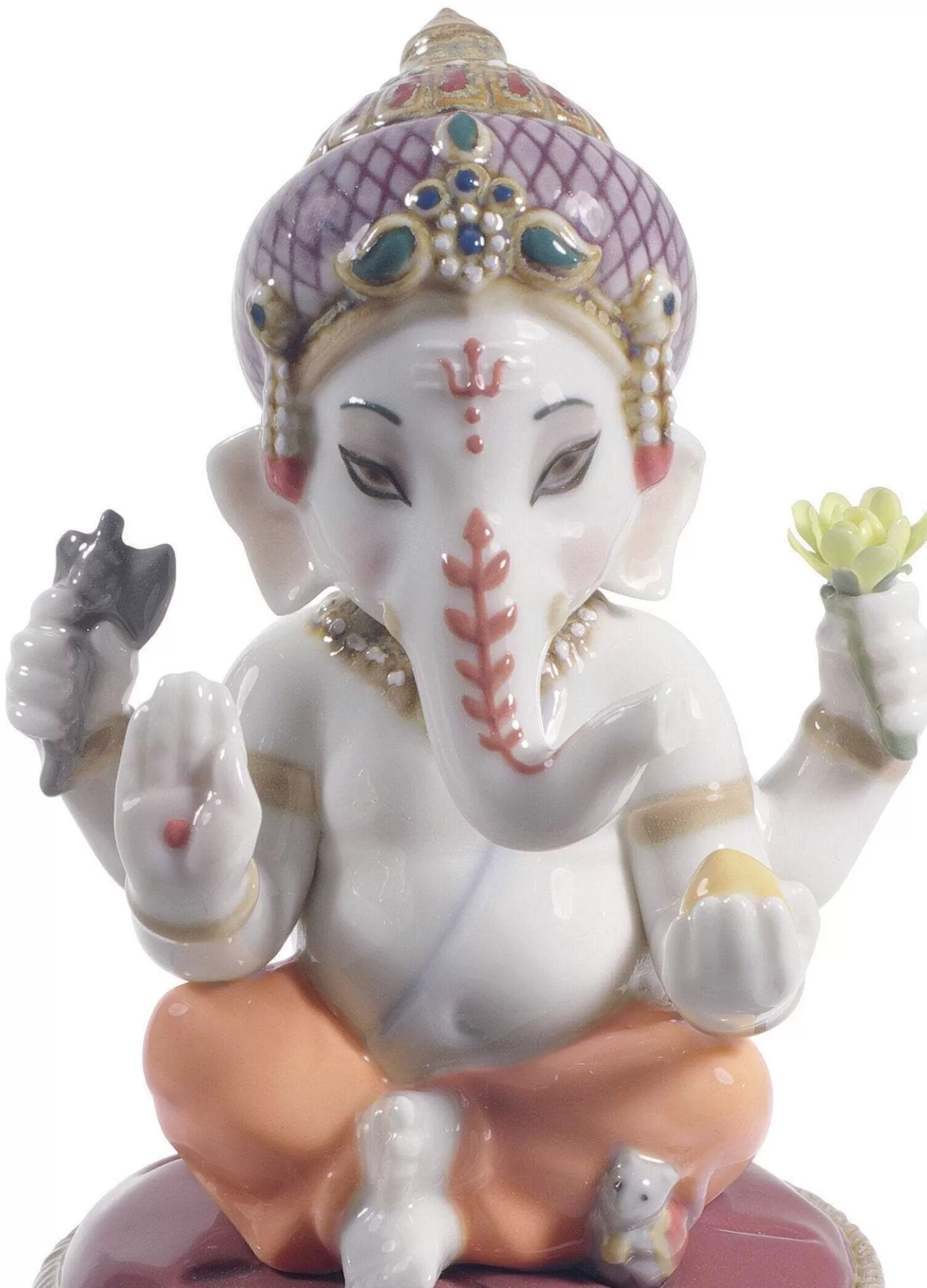 Lladró Bal Ganesha Figurine^ Hinduism