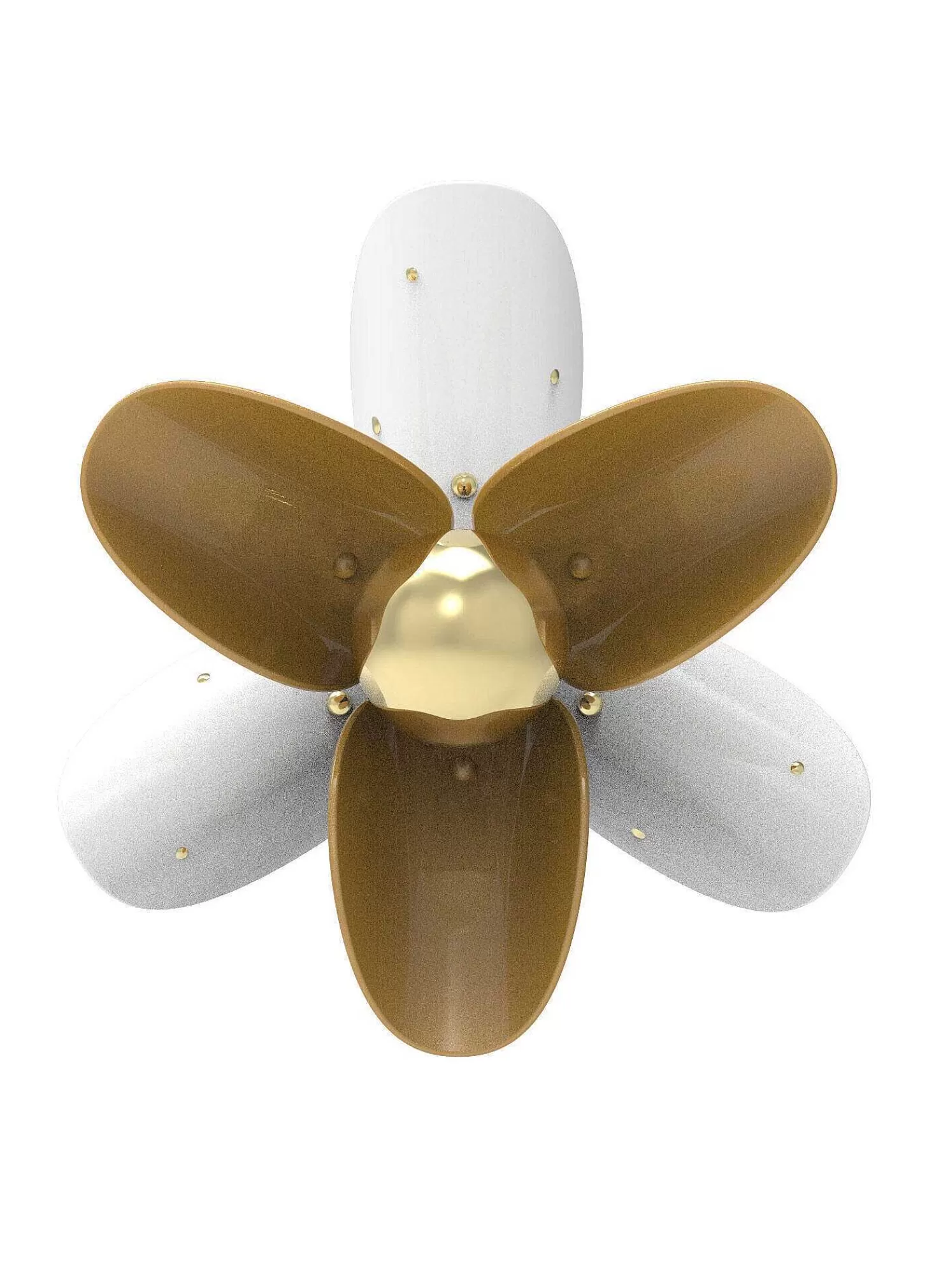 Lladró Blossom Wall Sconce. White And Gold. (Us)^ Lighting