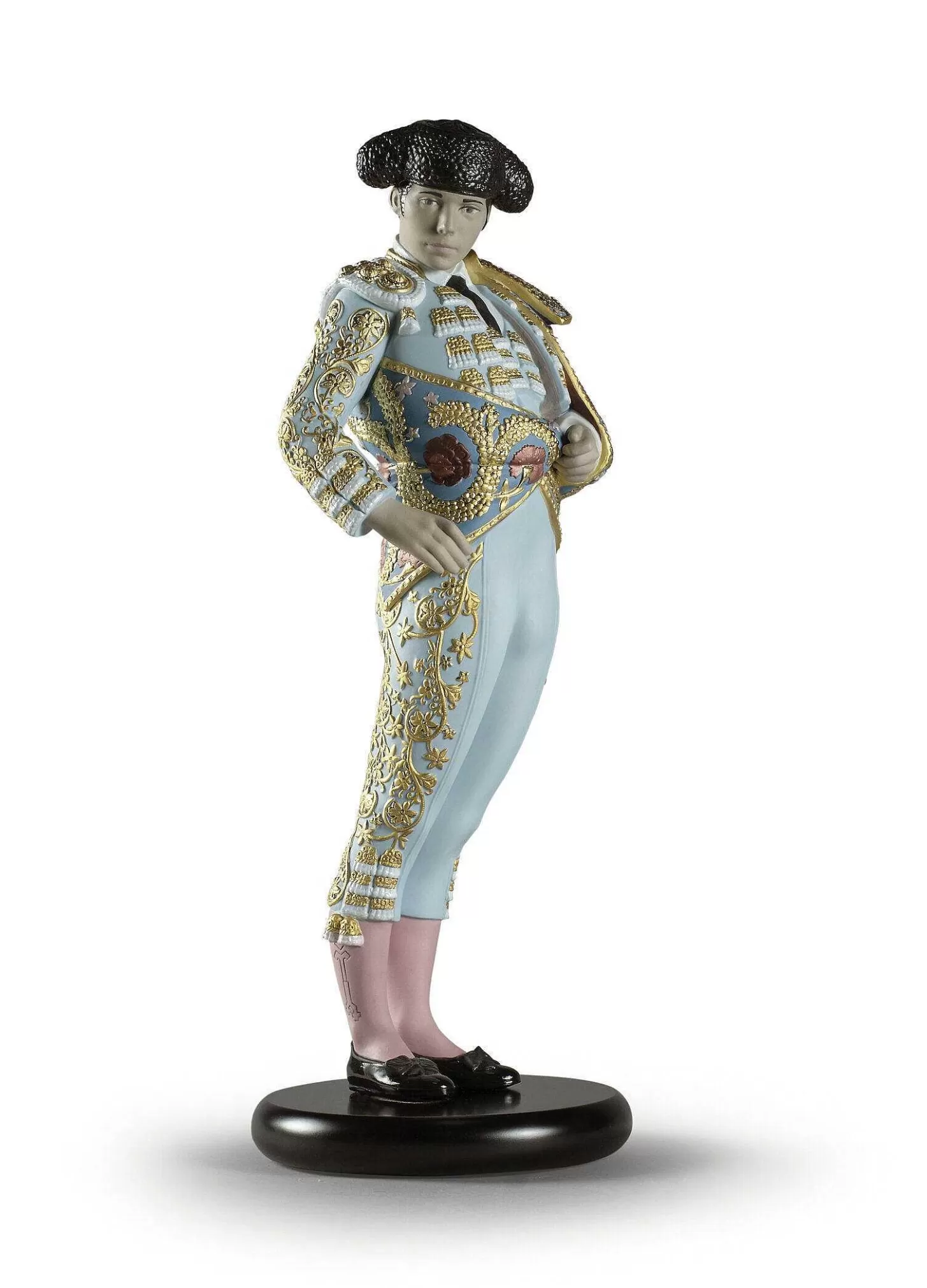 Lladró Bullfighter Figurine. Blue. Limited Edition^ Spanish Culture
