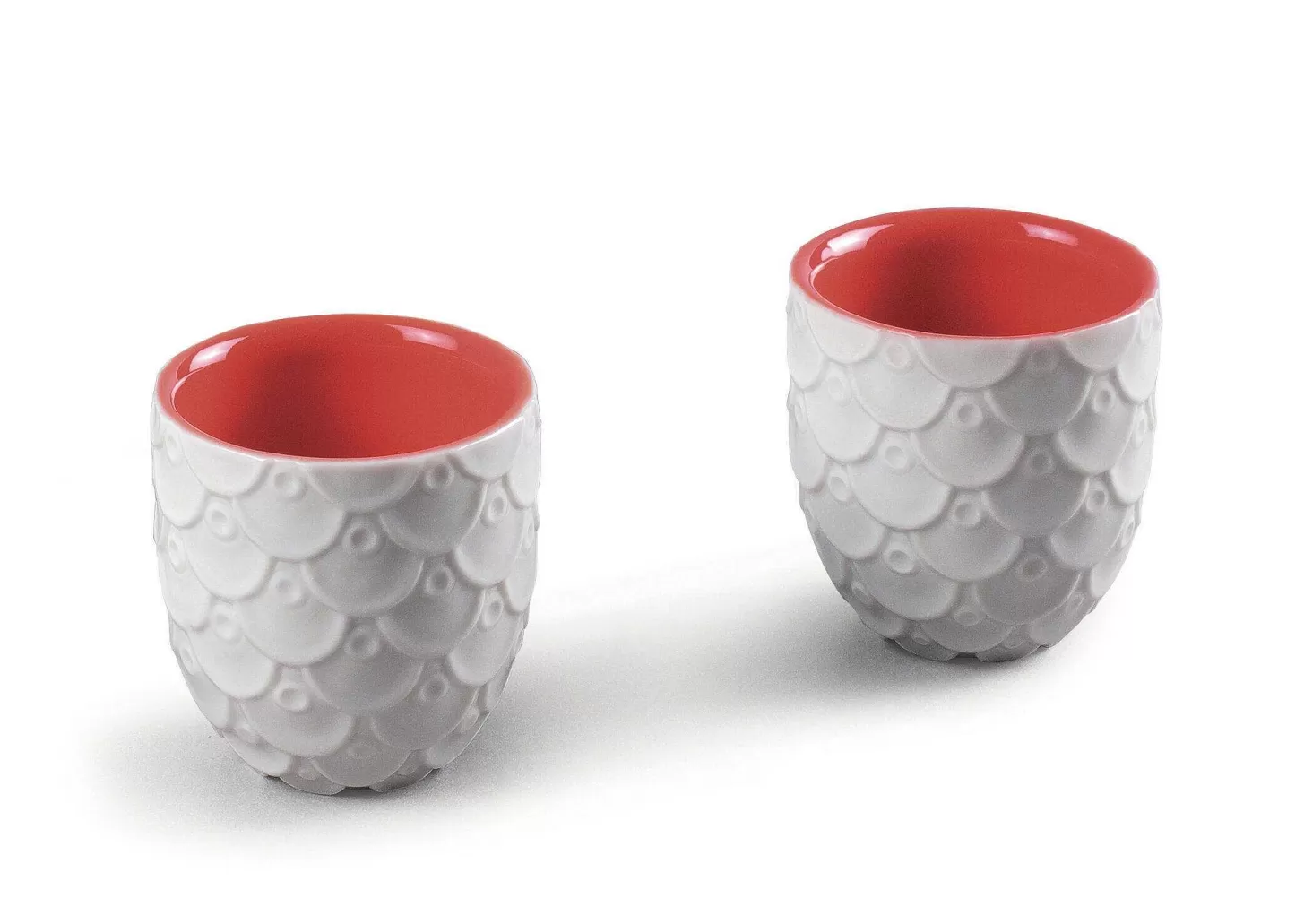 Lladró Chinese Dragon Sake Cups. Set Of 2 Glasses^ Art De La Table