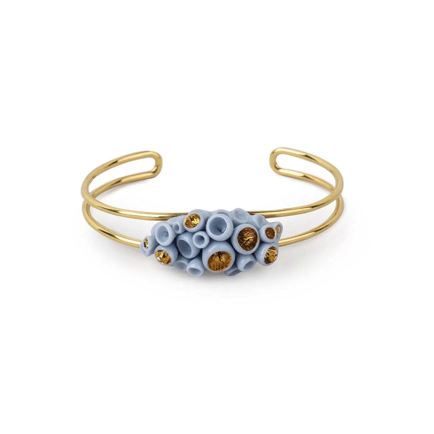 Lladró Coral Blue Reef Metal Bracelet^ Jewelry