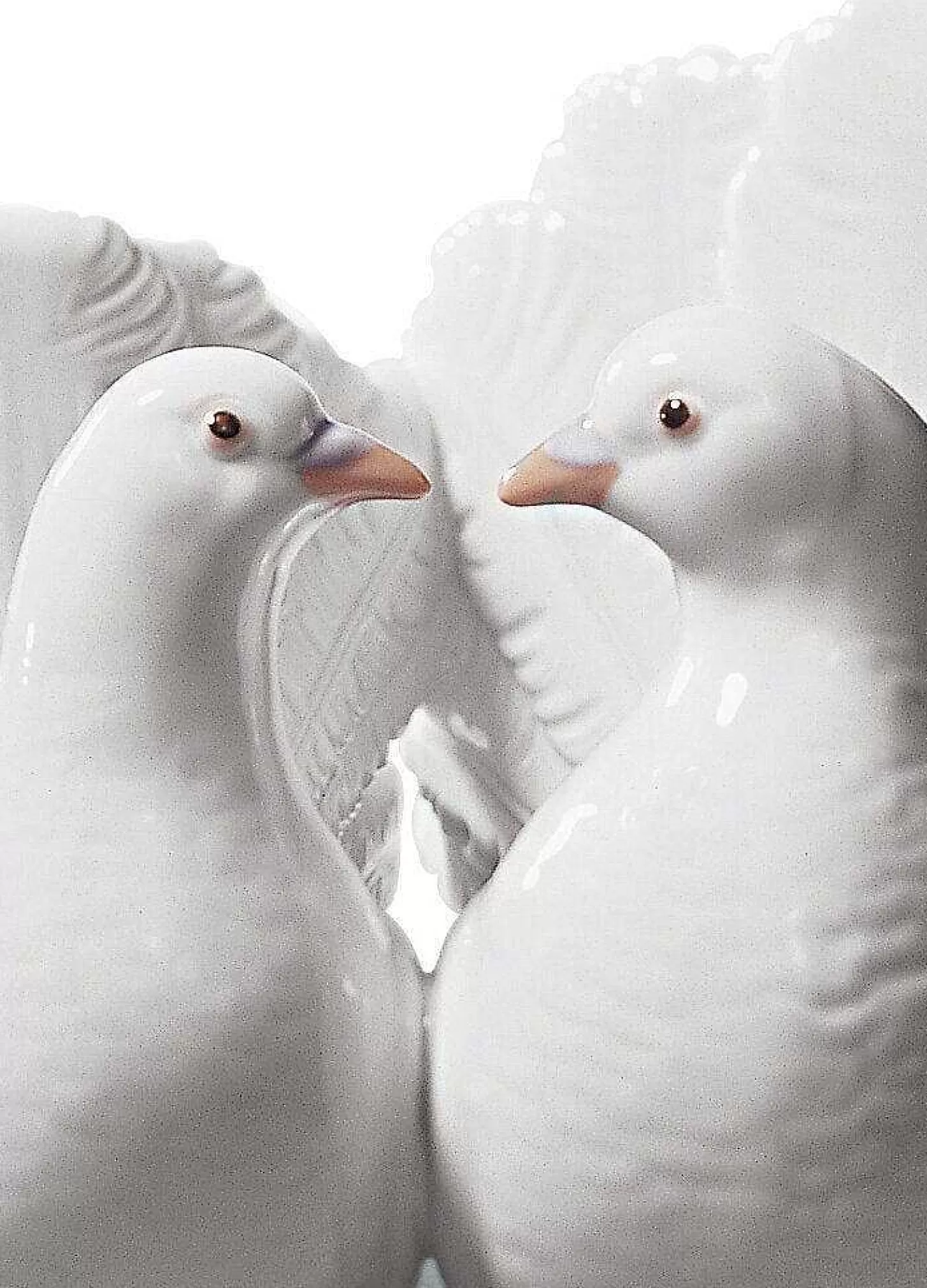 Lladró Couple Of Doves Figurine^ Heritage
