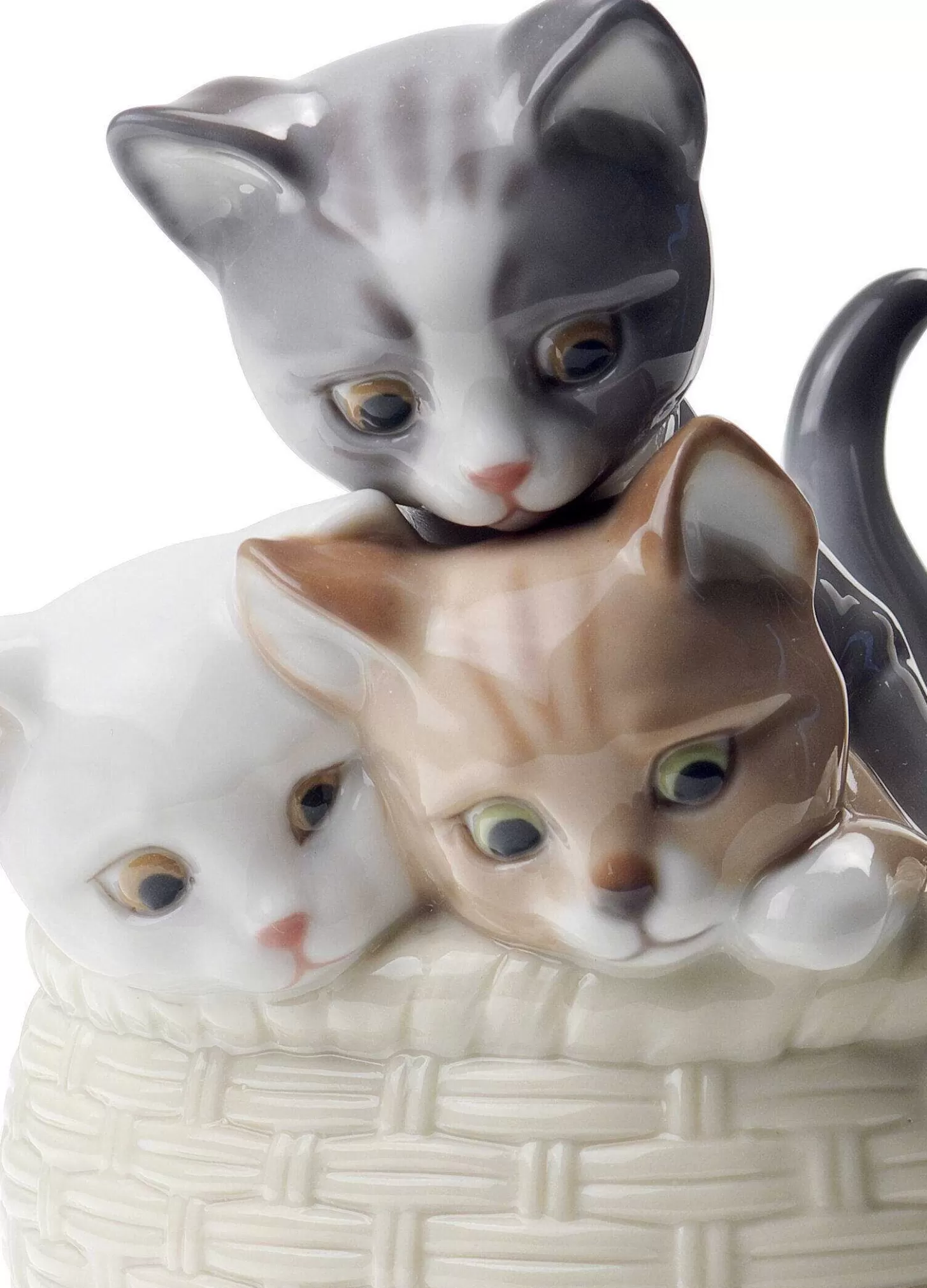 Lladró Curious Kittens Figurine^ Animals