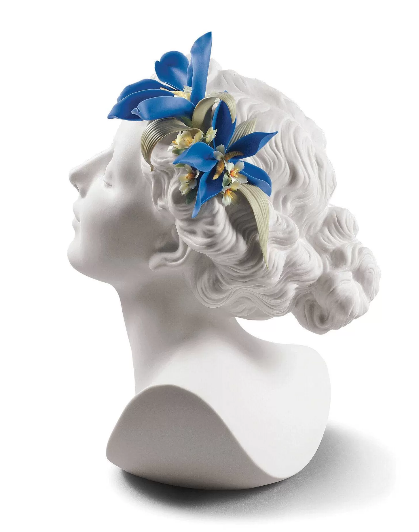Lladró Daisy With Flowers Woman Bust^ Heritage