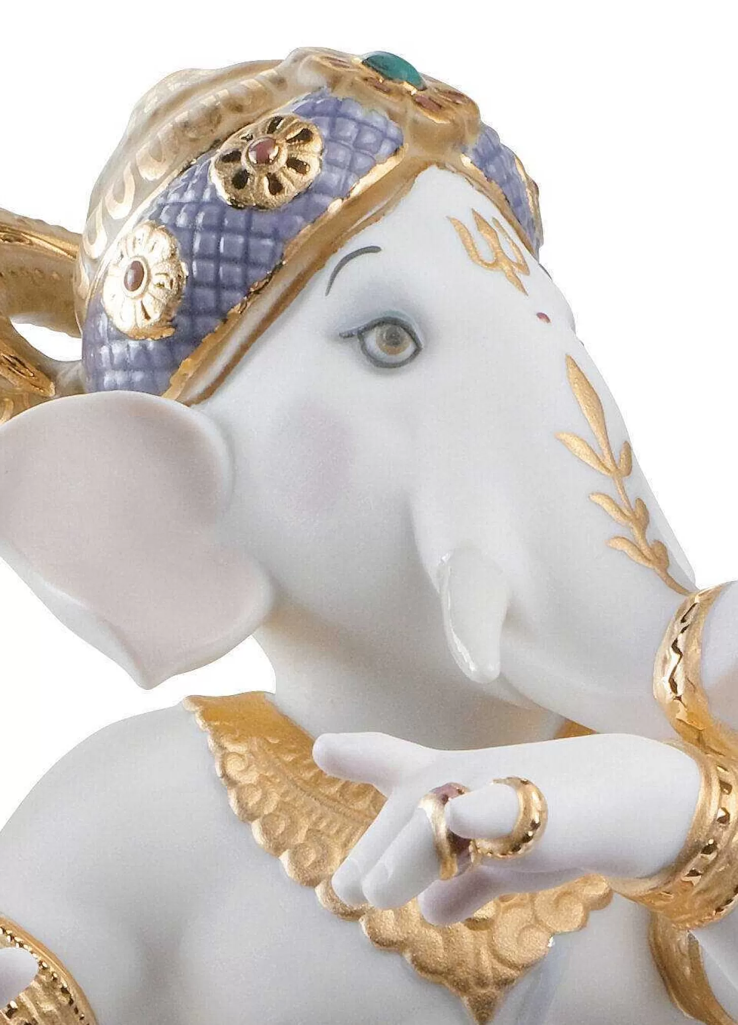 Lladró Dancing Ganesha Figurine. Limited Edition^ Hinduism