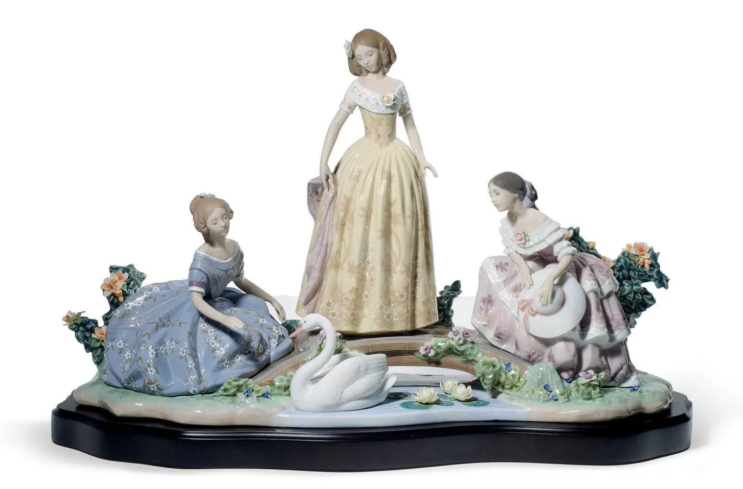 Lladró Daydreaming By The Pond Women Sculpture. Limited Edition^ Women