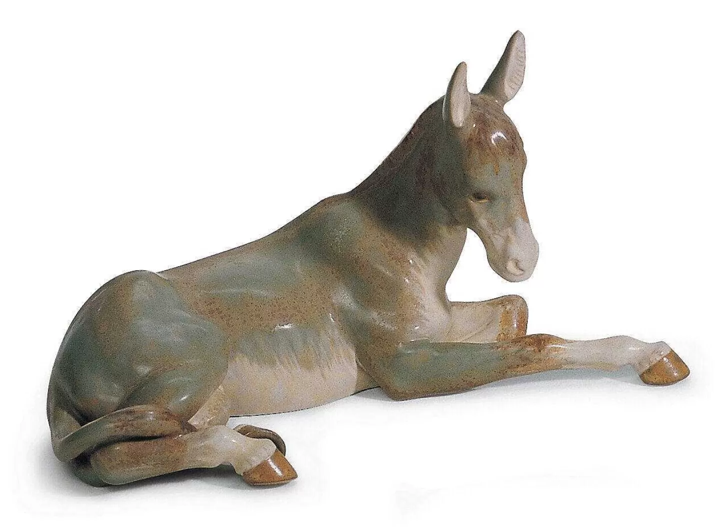 Lladró Donkey Nativity Figurine. Gres^ Christianity