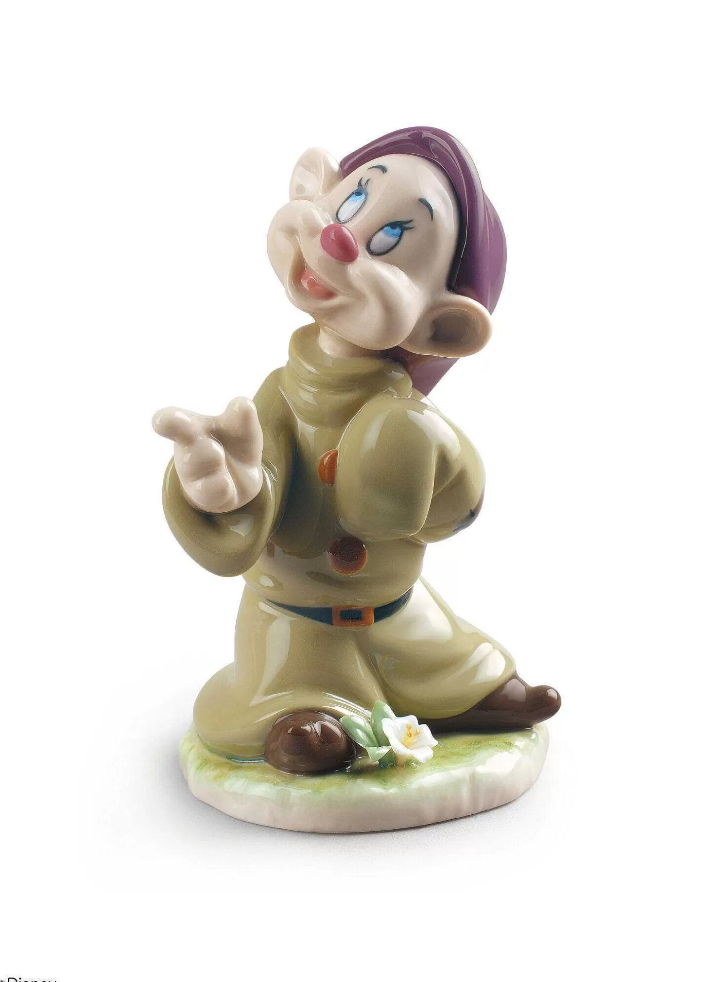 Lladró Dopey Snow White Dwarf Figurine^ Licenses