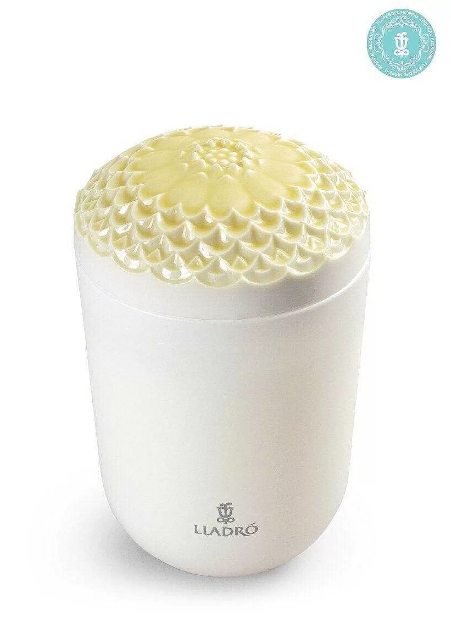 Lladró Echoes Of Nature Candle. Tropical Blossoms Scent^ Light & Scent