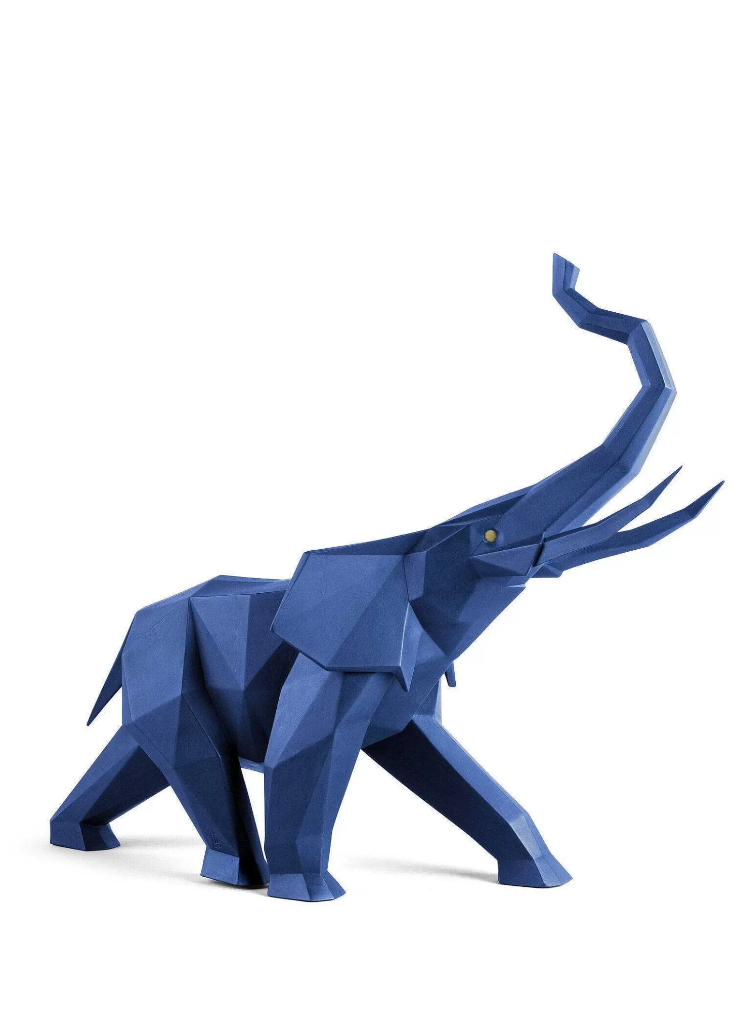 Lladró Elephant (Blue) Sculpture^ Design