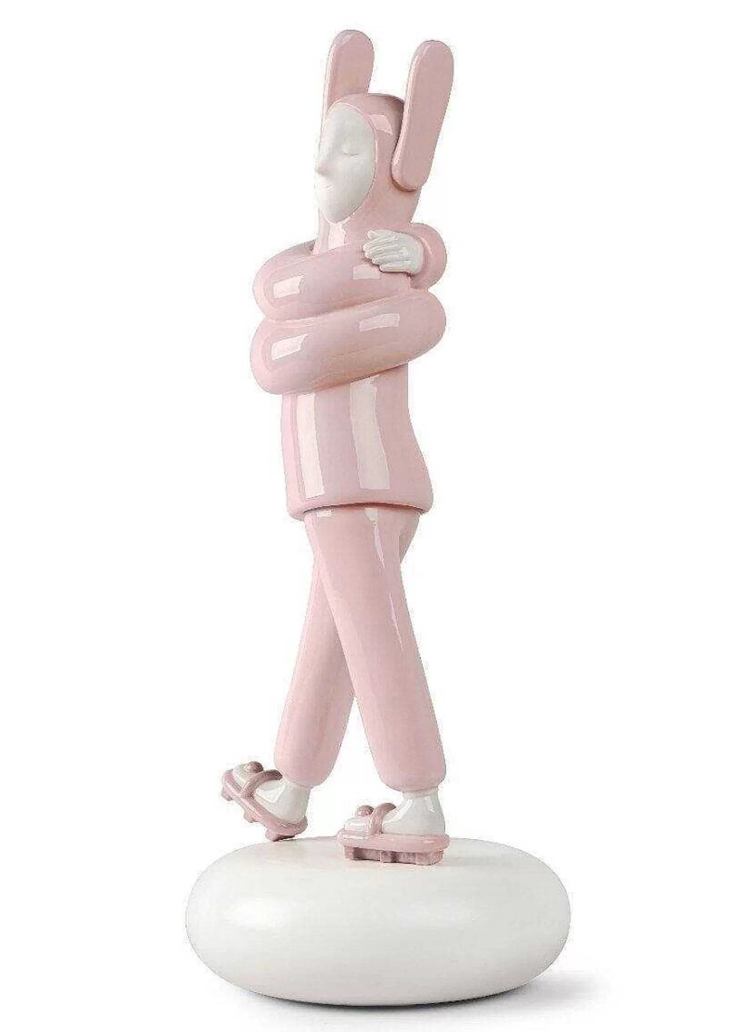 Lladró Embraced (Pink) Sculpture^ Design