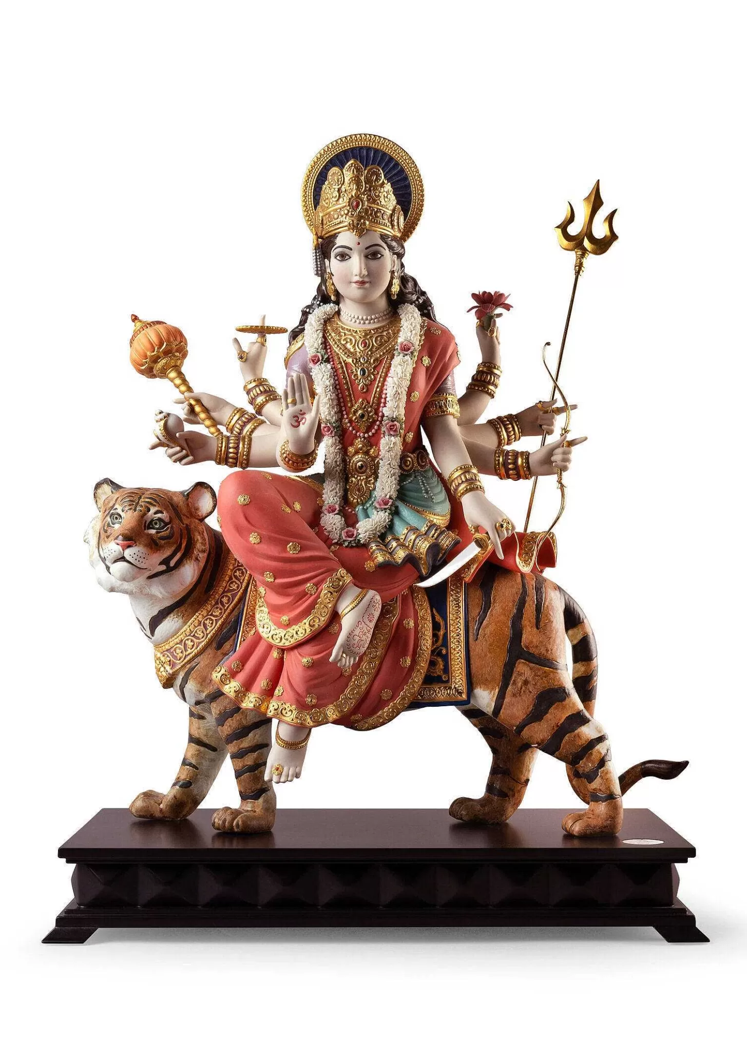 Lladró Goddess Durga Sculpture. Limited Edition^ High Porcelain