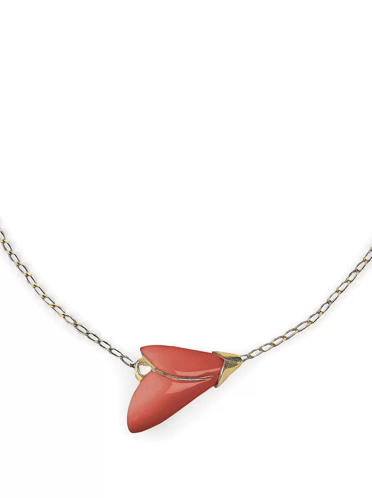Lladró Heliconia Pendant. Coral^ Jewelry