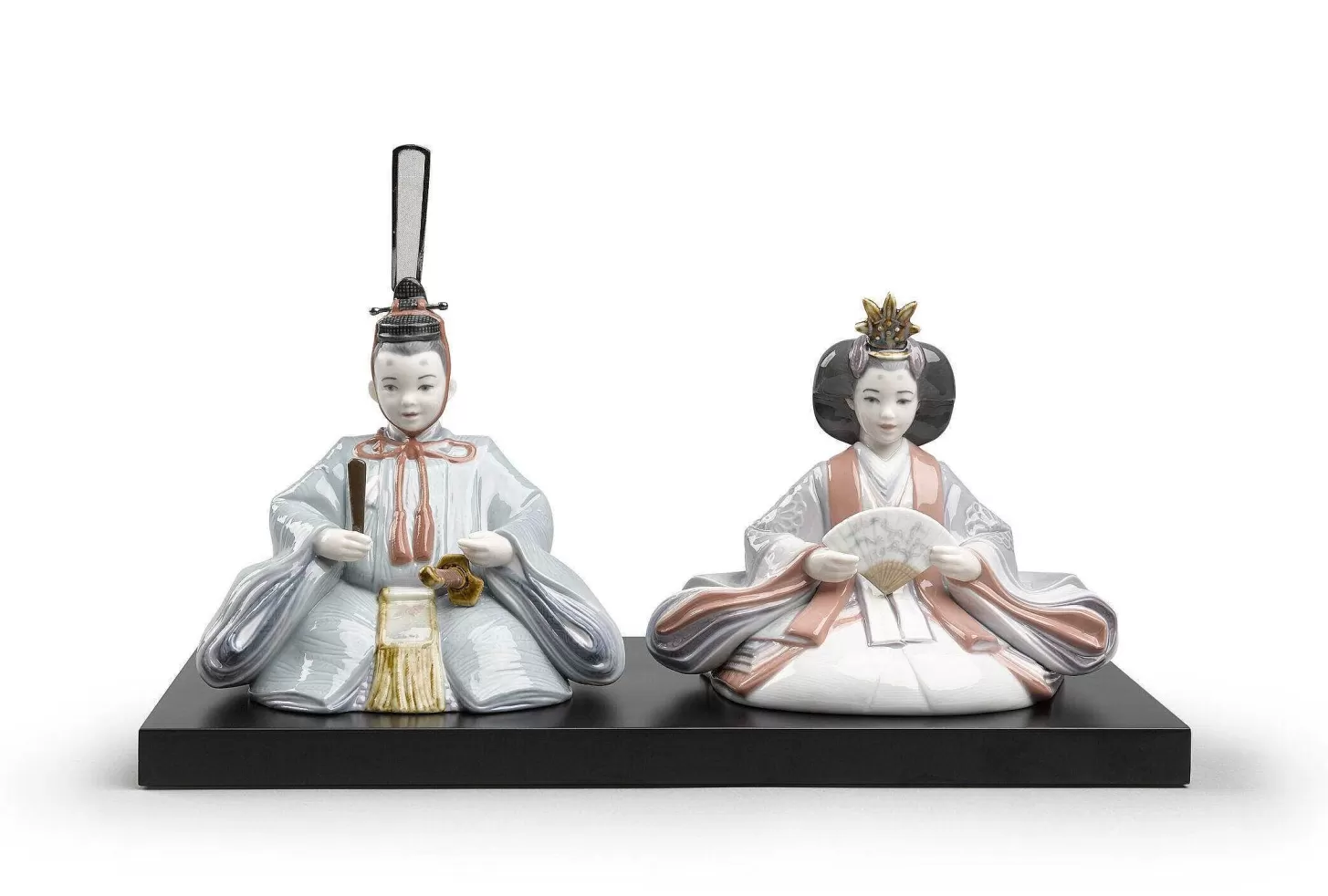 Lladró Hinamatsuri Dolls Figurine^ Japanese Culture