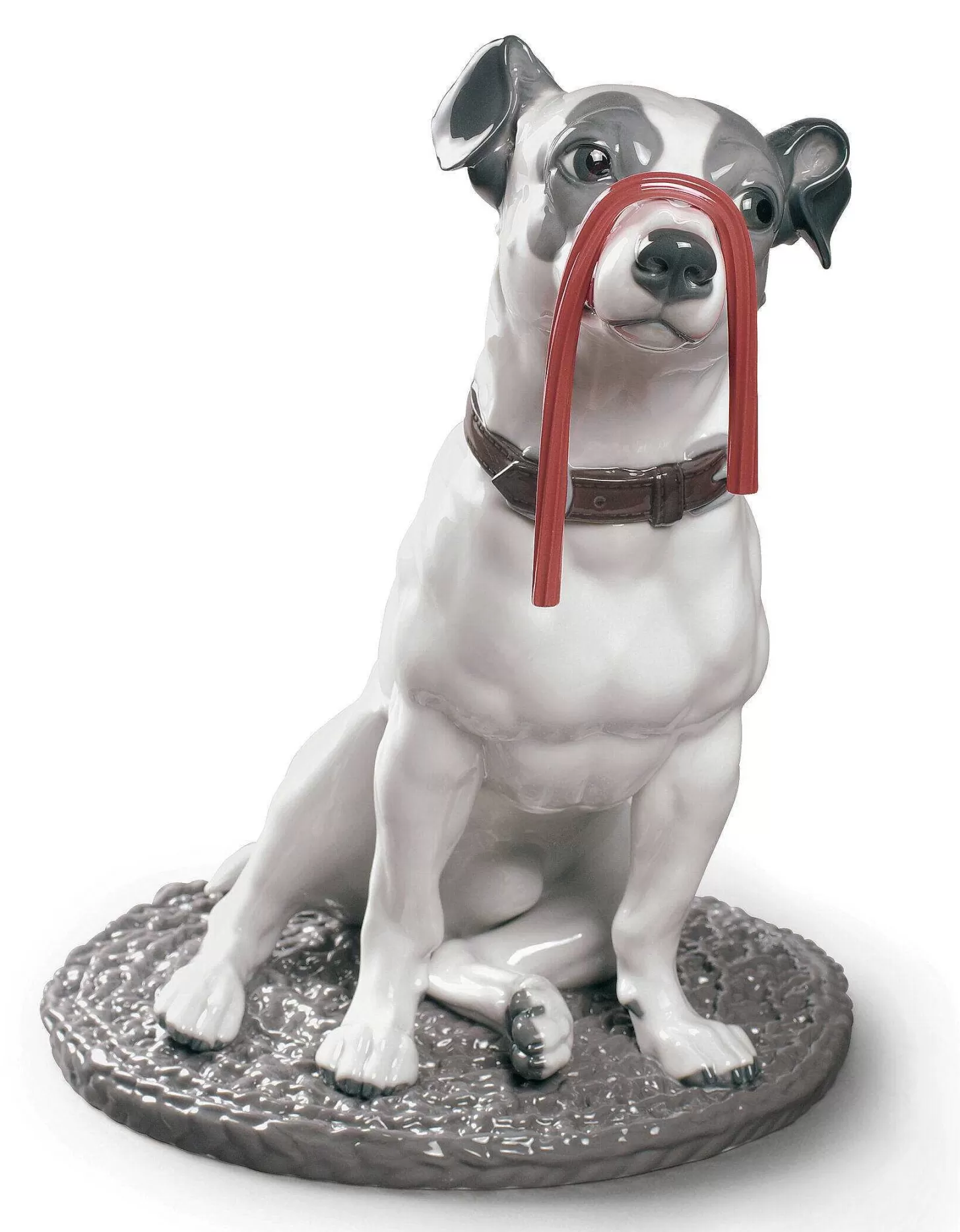 Lladró Jack Russell With Licorice Dog Figurine^ Gifts