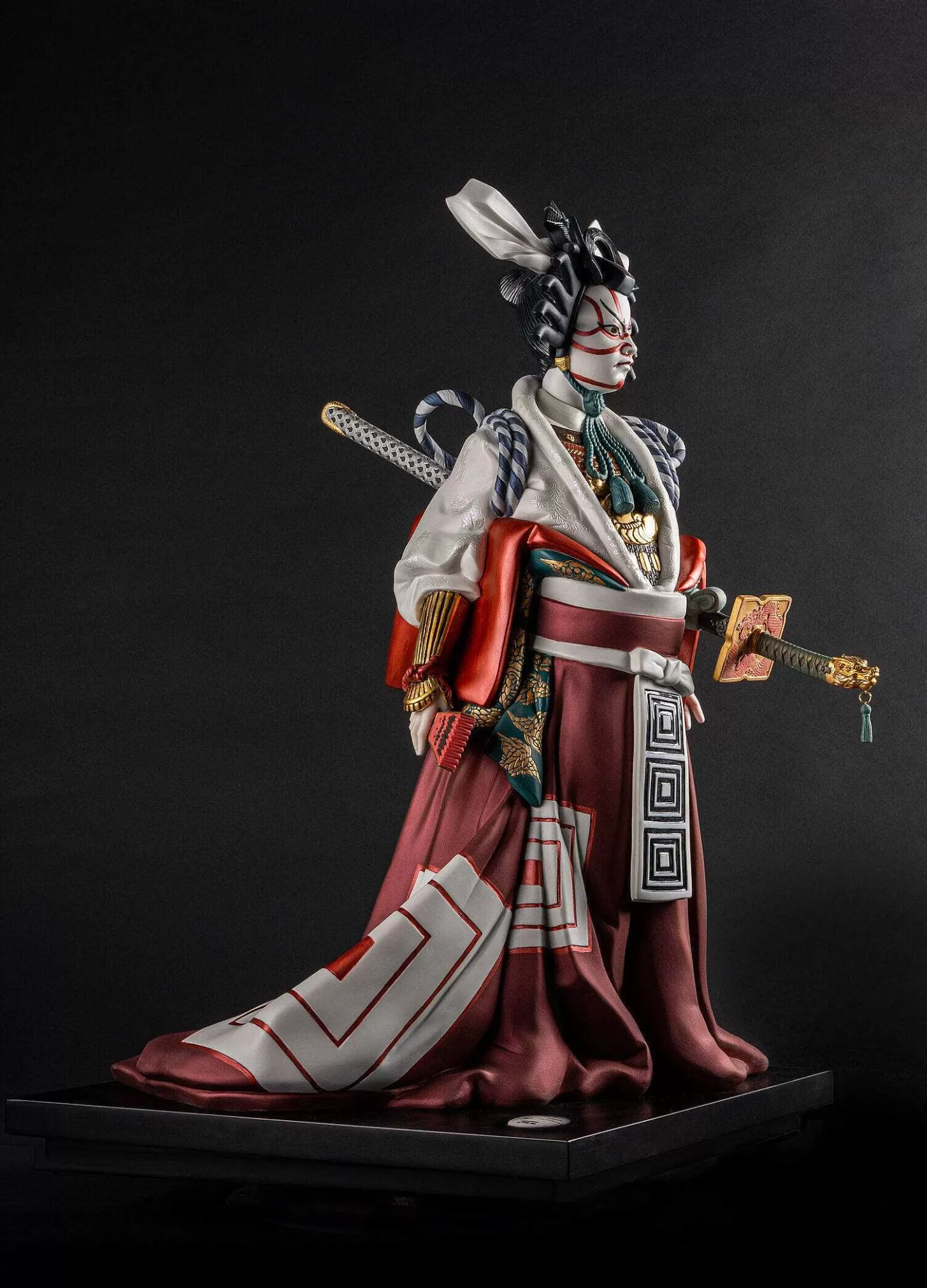 Lladró Japan-Kabuki Sculpture. Limited Edition^ High Porcelain