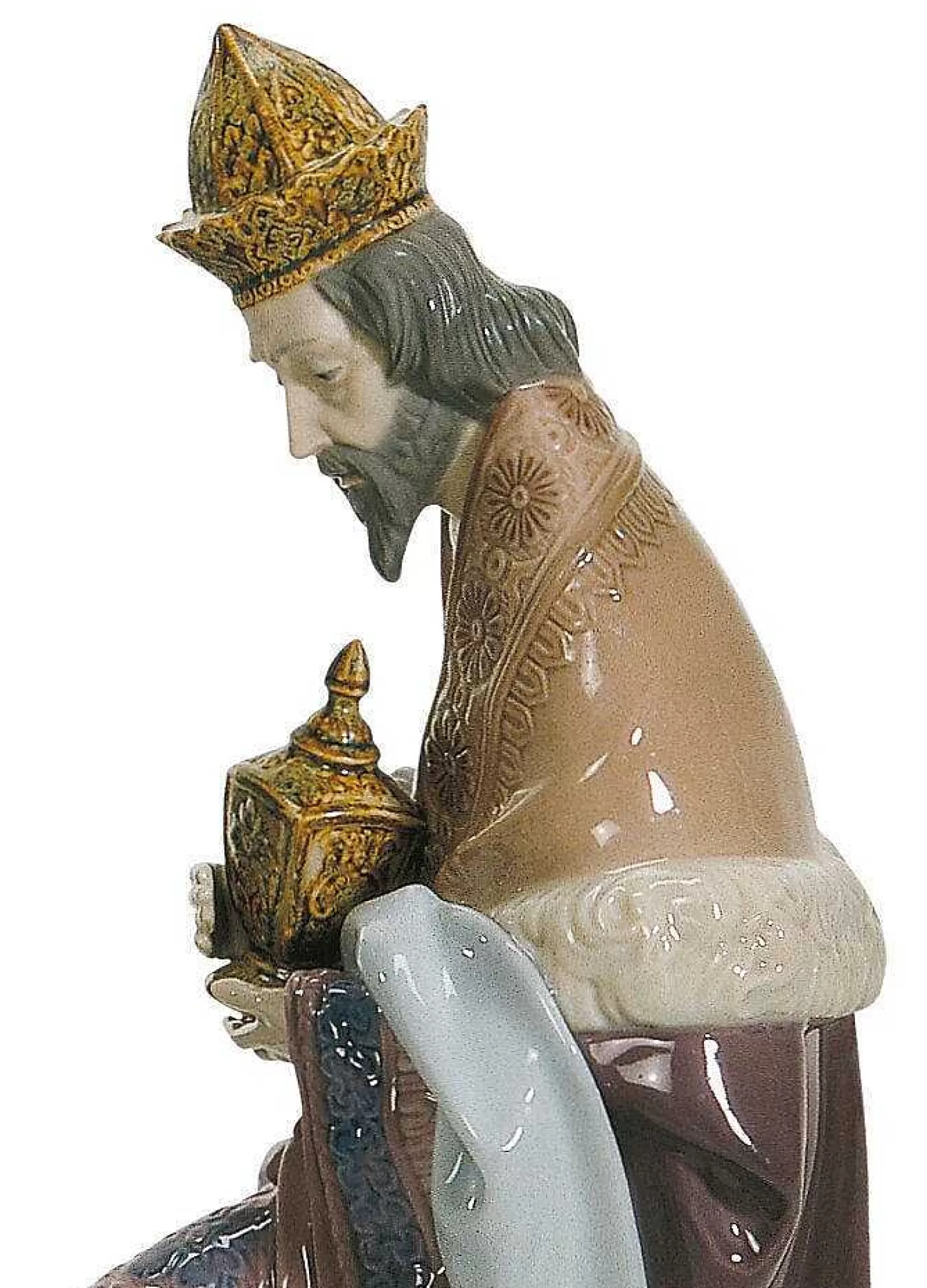 Lladró King Gaspar Nativity Figurine^ Christianity