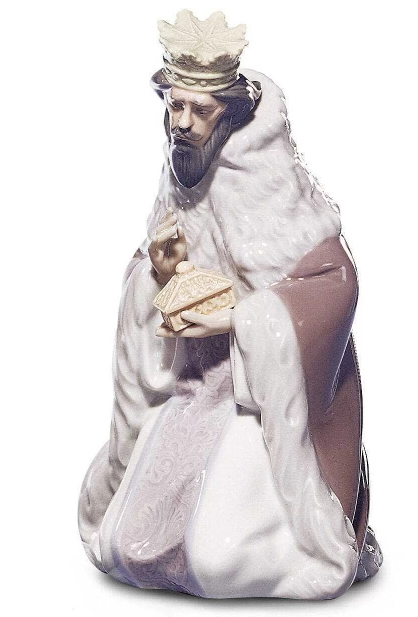 Lladró King Gaspar Nativity Figurine-Ii^ Christianity