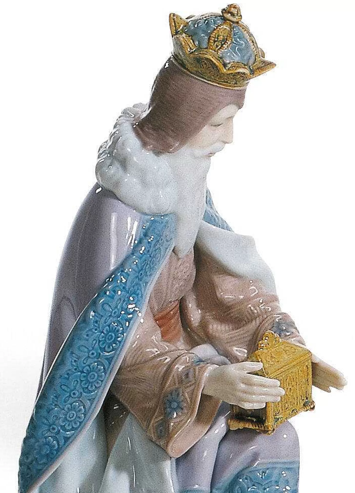Lladró King Melchior Nativity Figurine^ Christianity