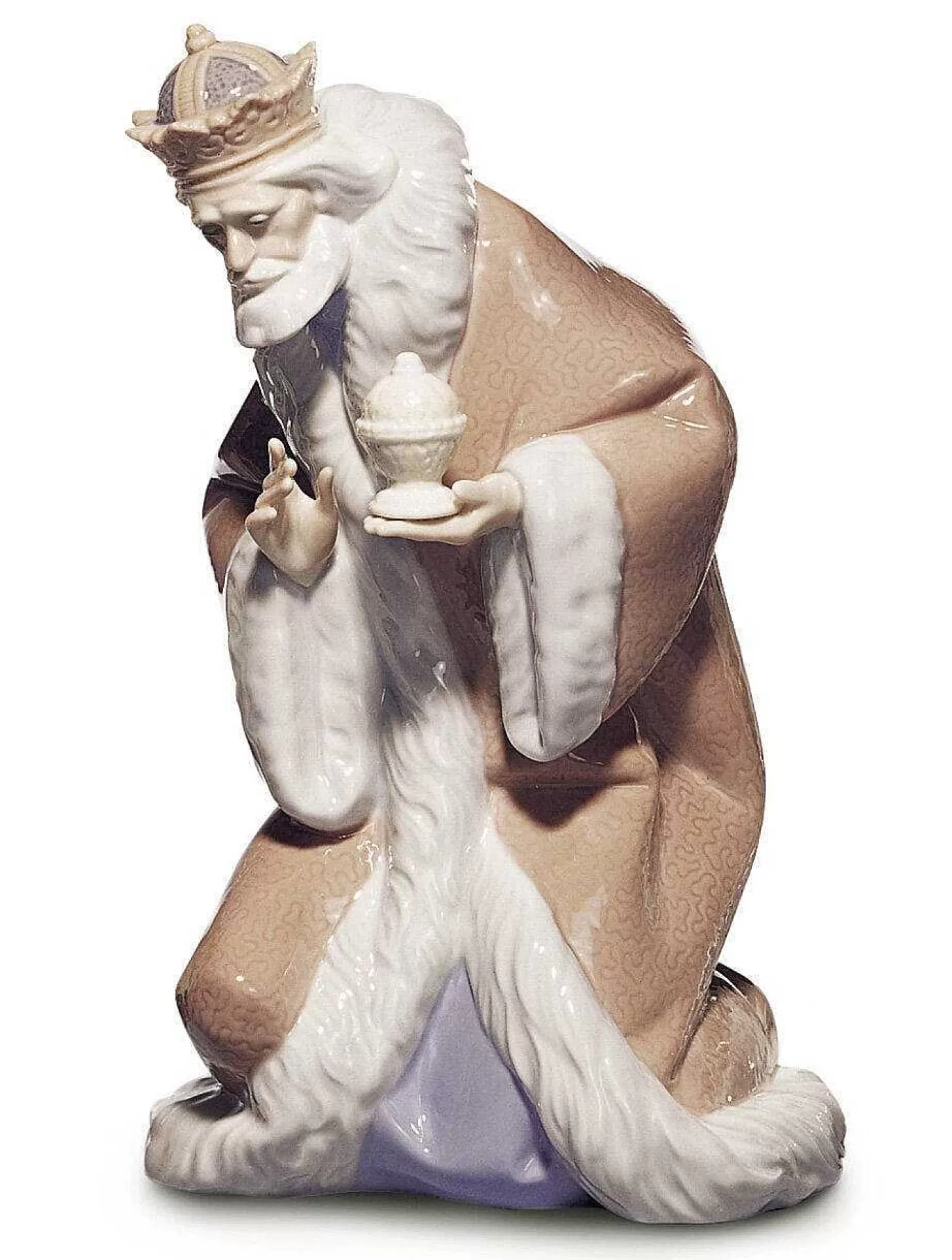 Lladró King Melchior Nativity Figurine-Ii^ Christianity