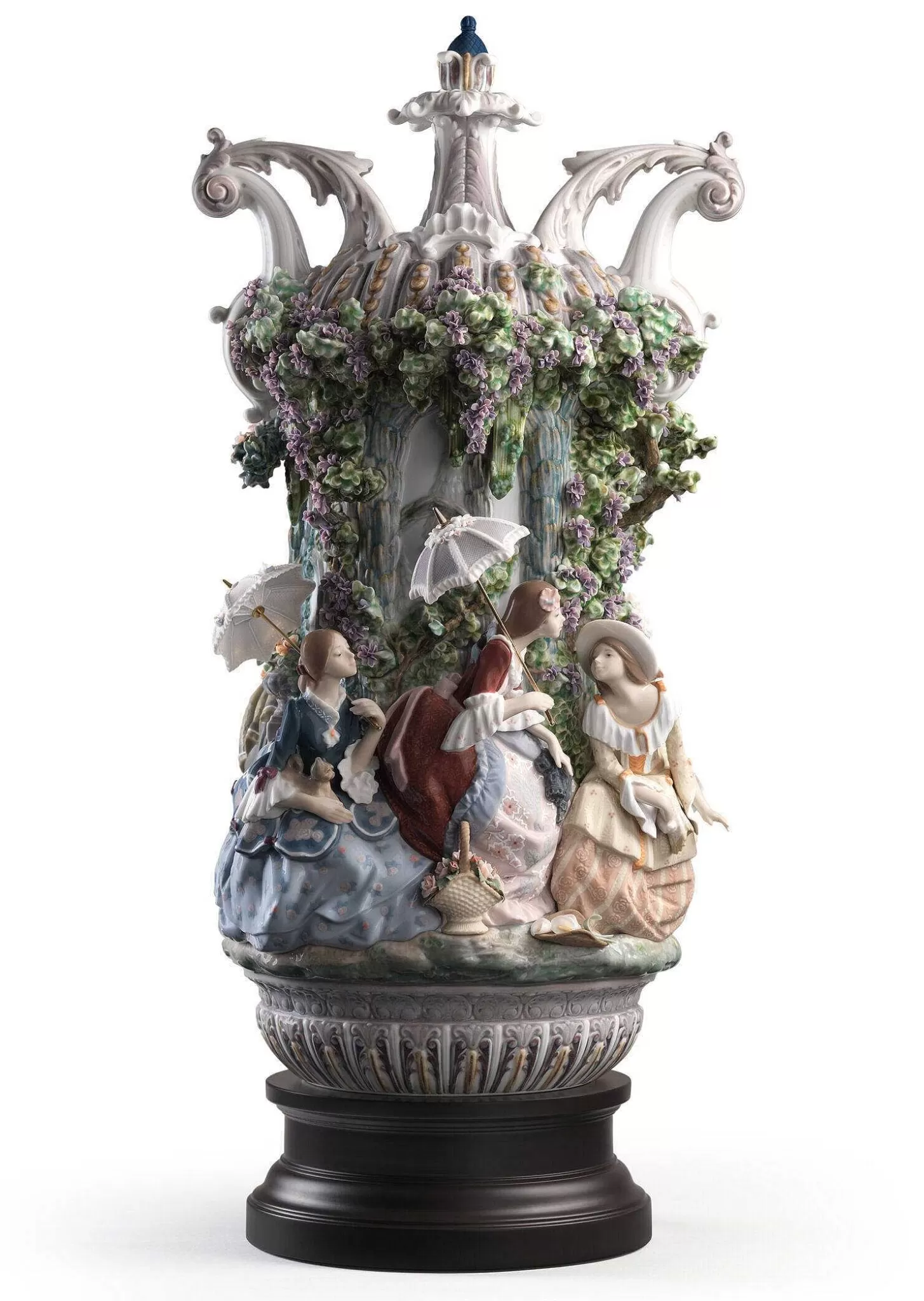 Lladró Ladies From Aranjuez Vase. Limited Edition^ High Porcelain