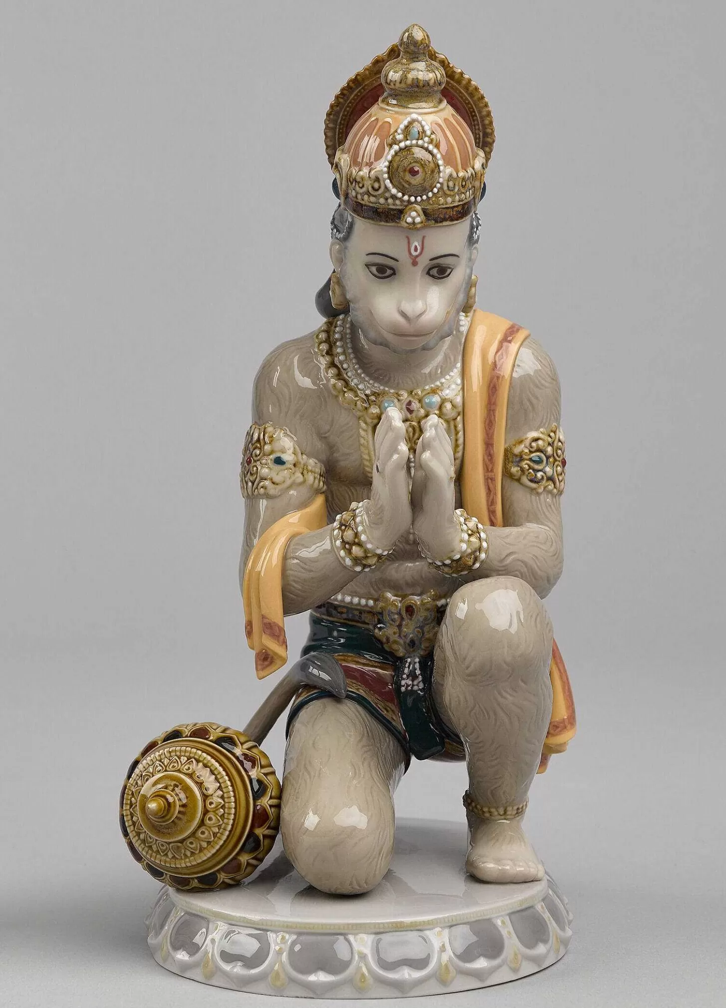 Lladró Lakshman And Hanuman Sculpture. Limited Edition^ Hinduism