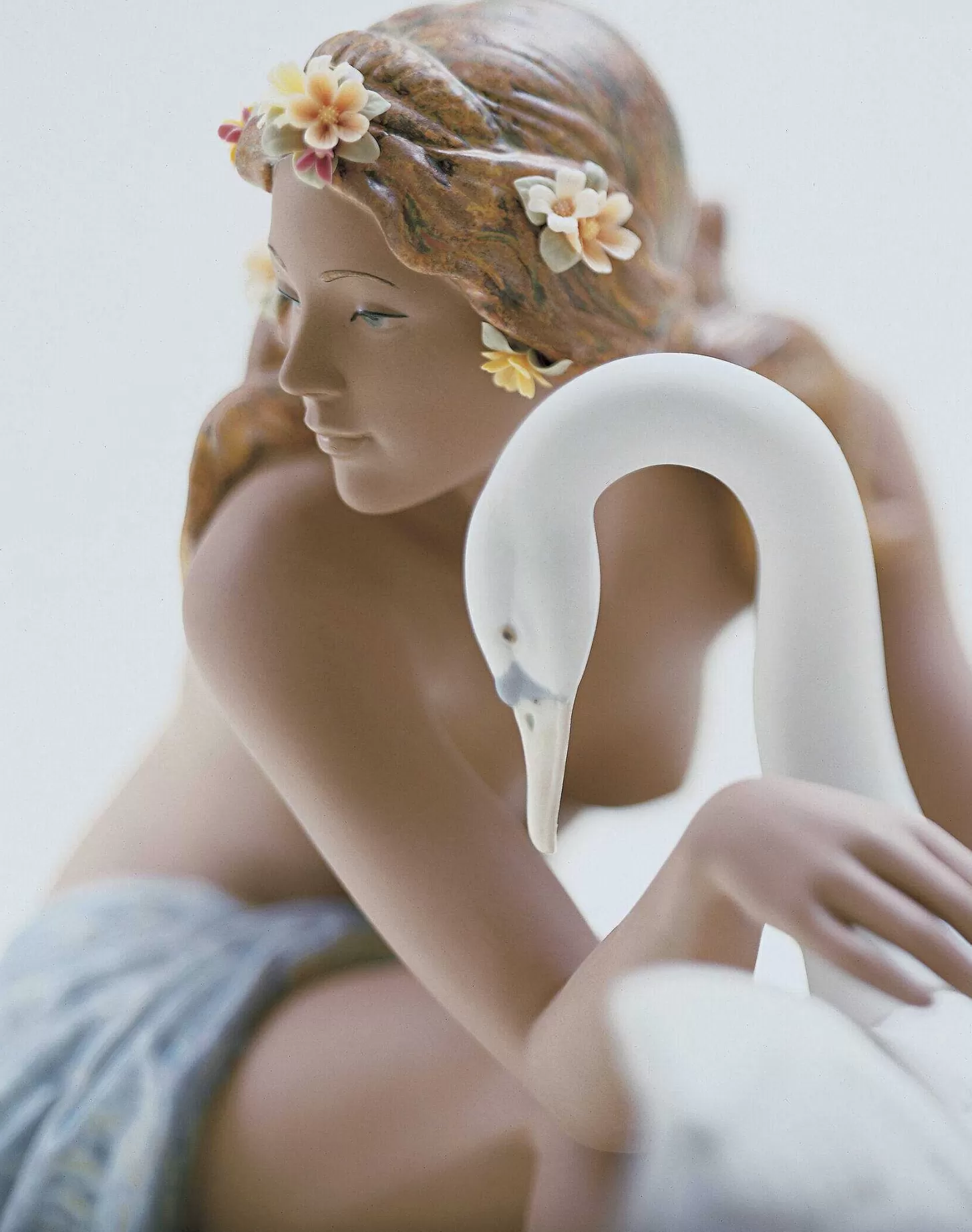 Lladró Leda And The Swan Figurine^ Mythology