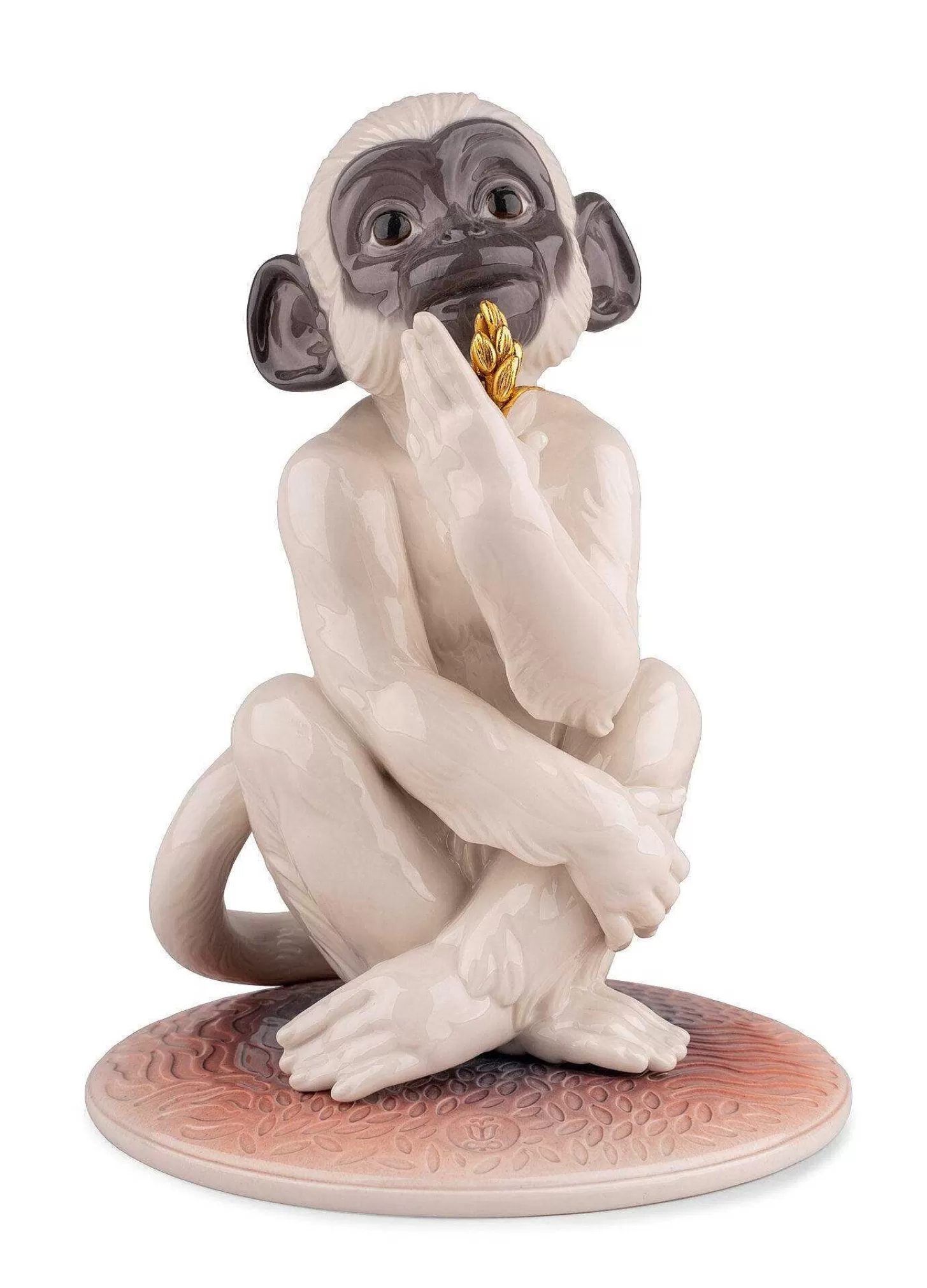 Lladró Little Monkey Figurine^ Animals