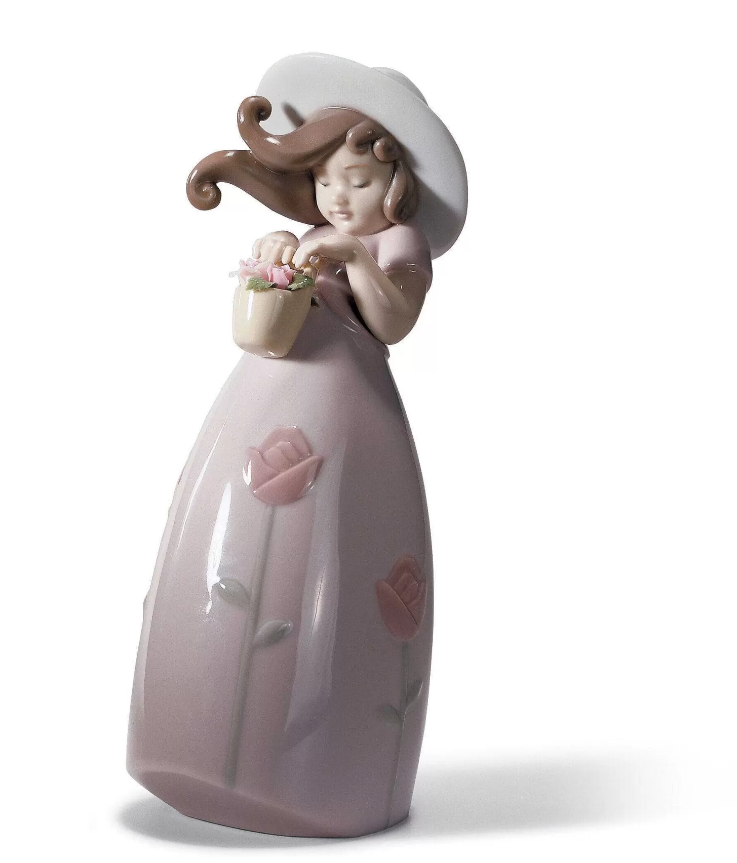 Lladró Little Rose Girl Figurine^ Children