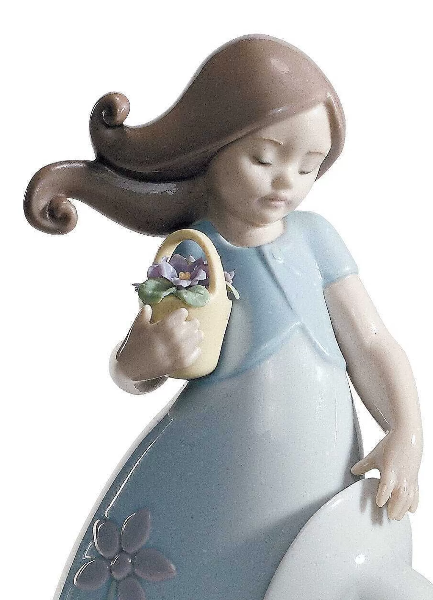 Lladró Little Violet Girl Figurine^ Children