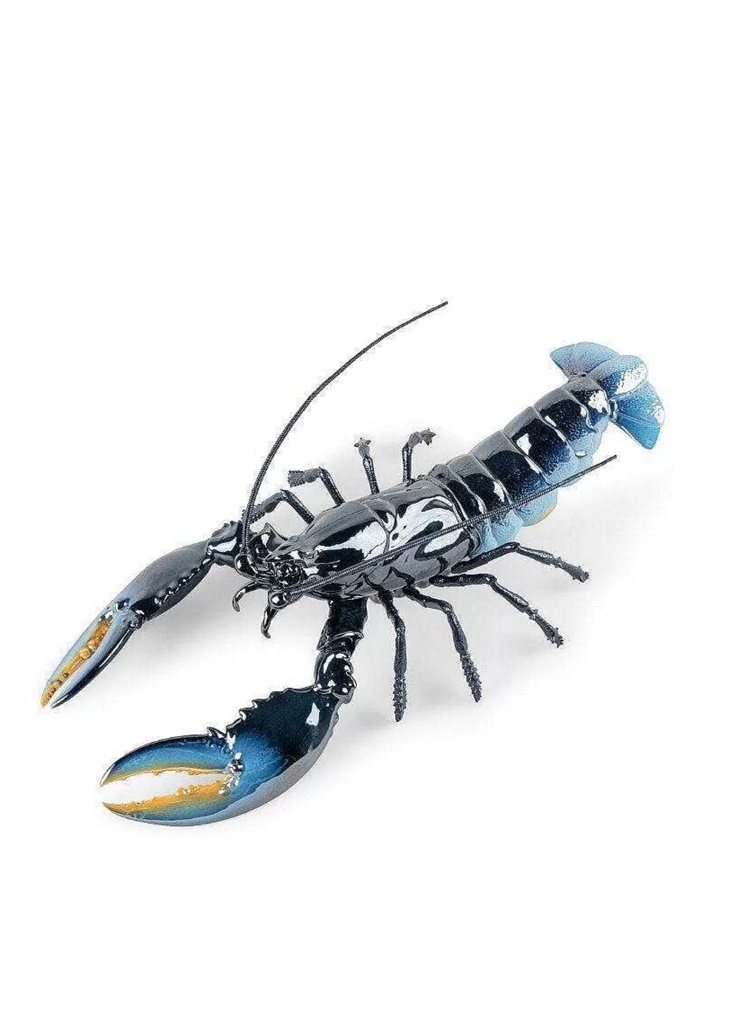 Lladró Lobster Sculpture. Blue^ Design