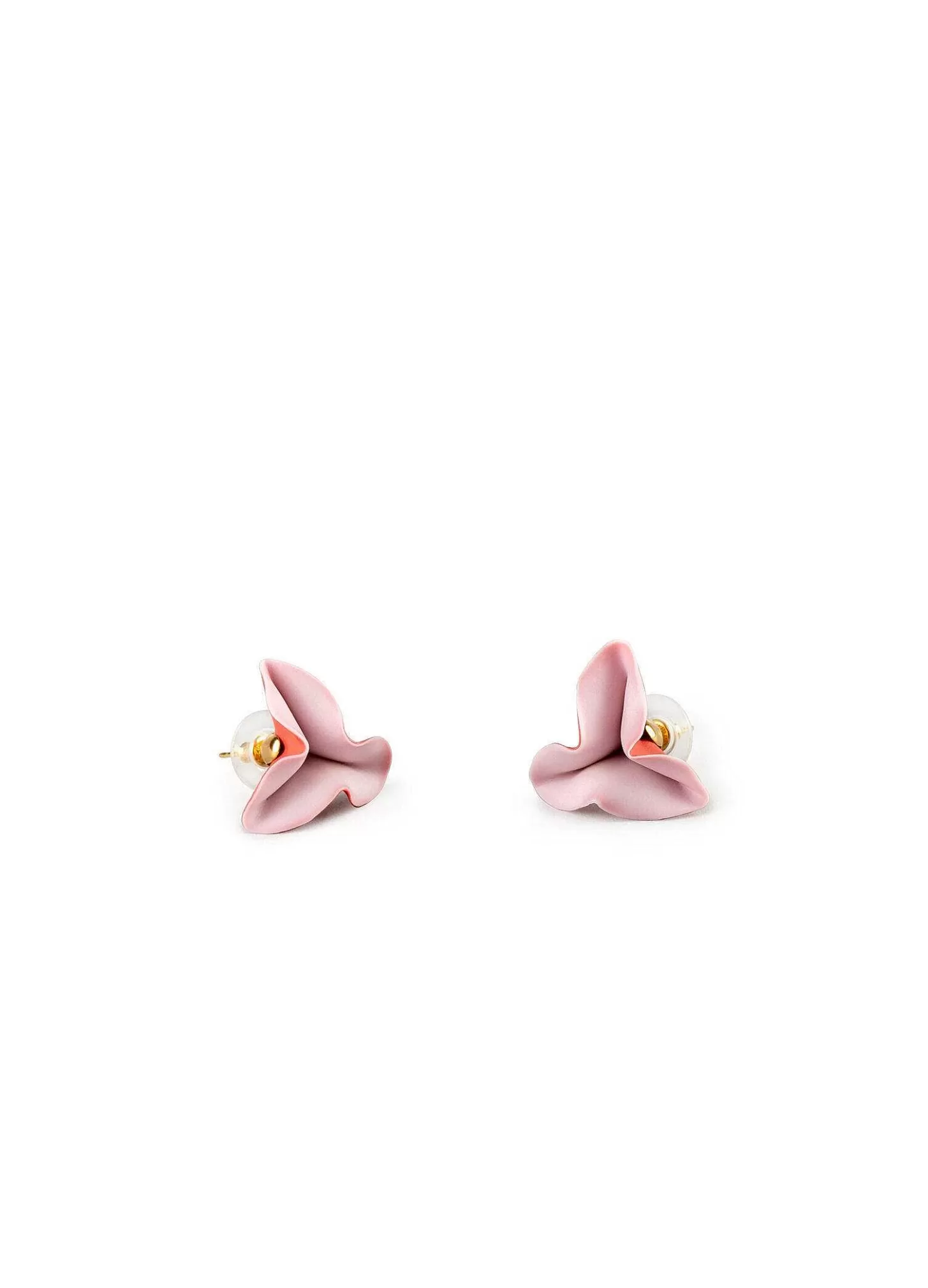 Lladró Lola Stud Earrings. Pink & Red^ Earrings