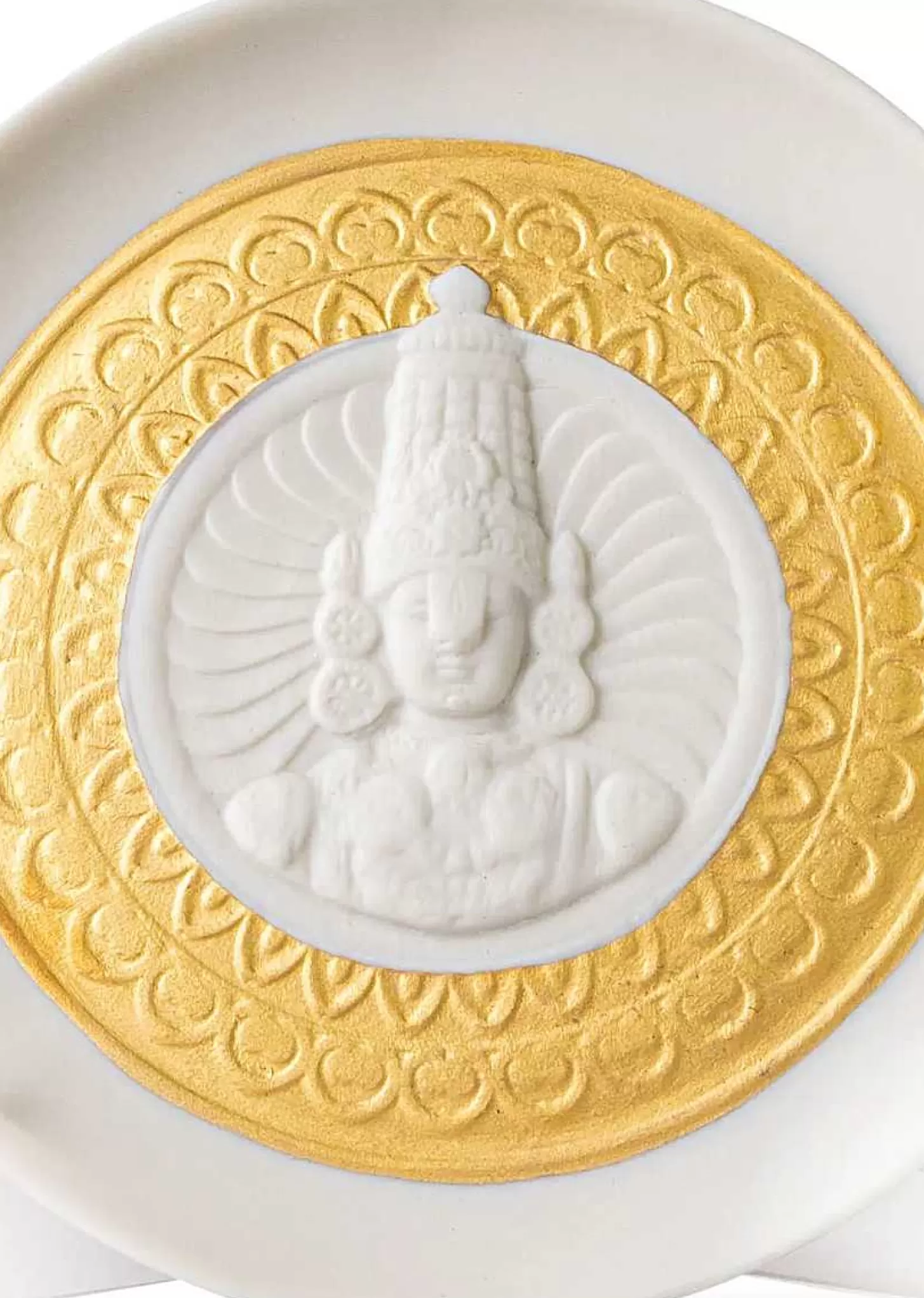 Lladró Lord Balaji Plate^ Hinduism