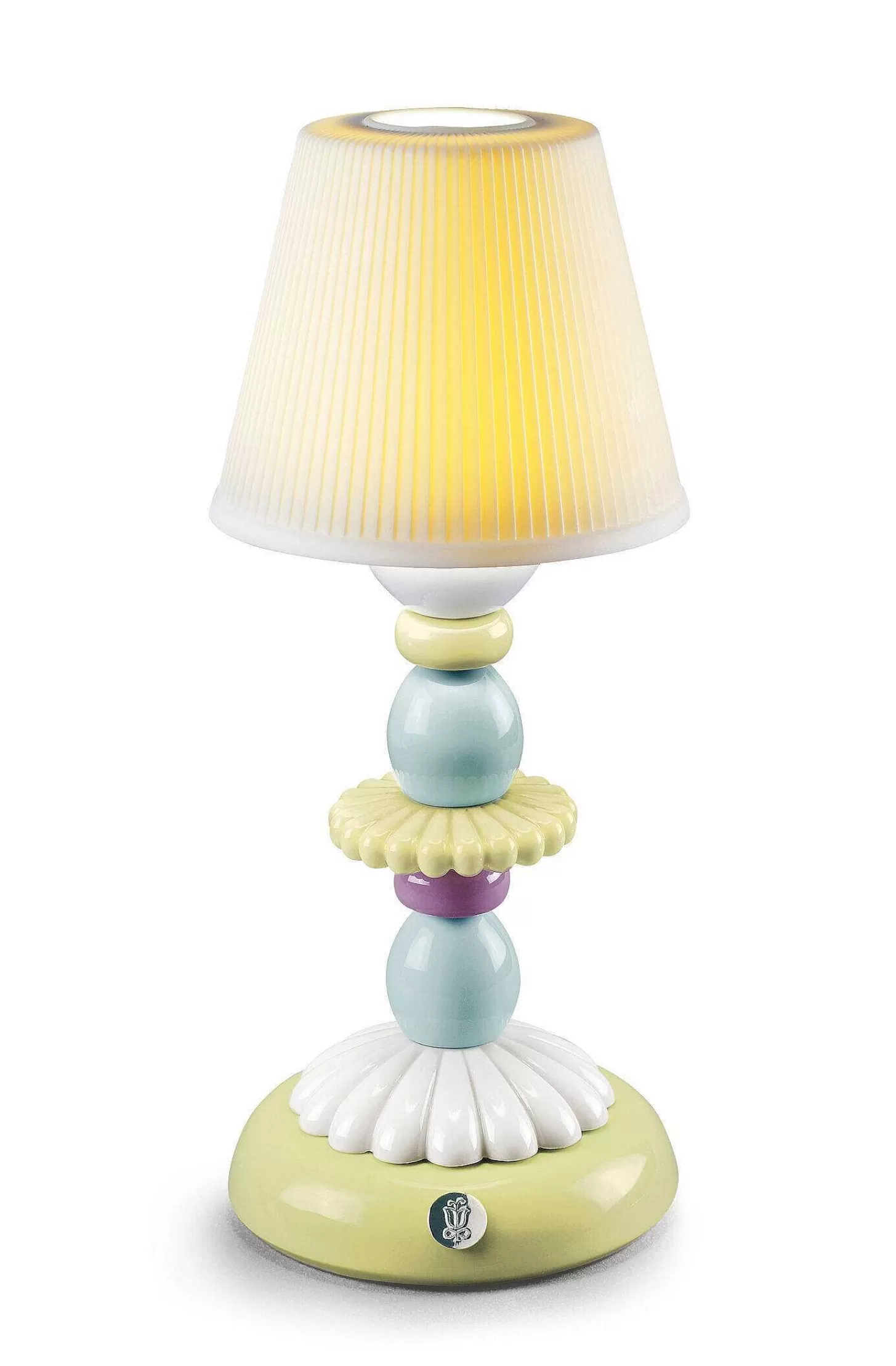 Lladró Lotus Firefly Table Lamp. Green And Blue^ Lighting