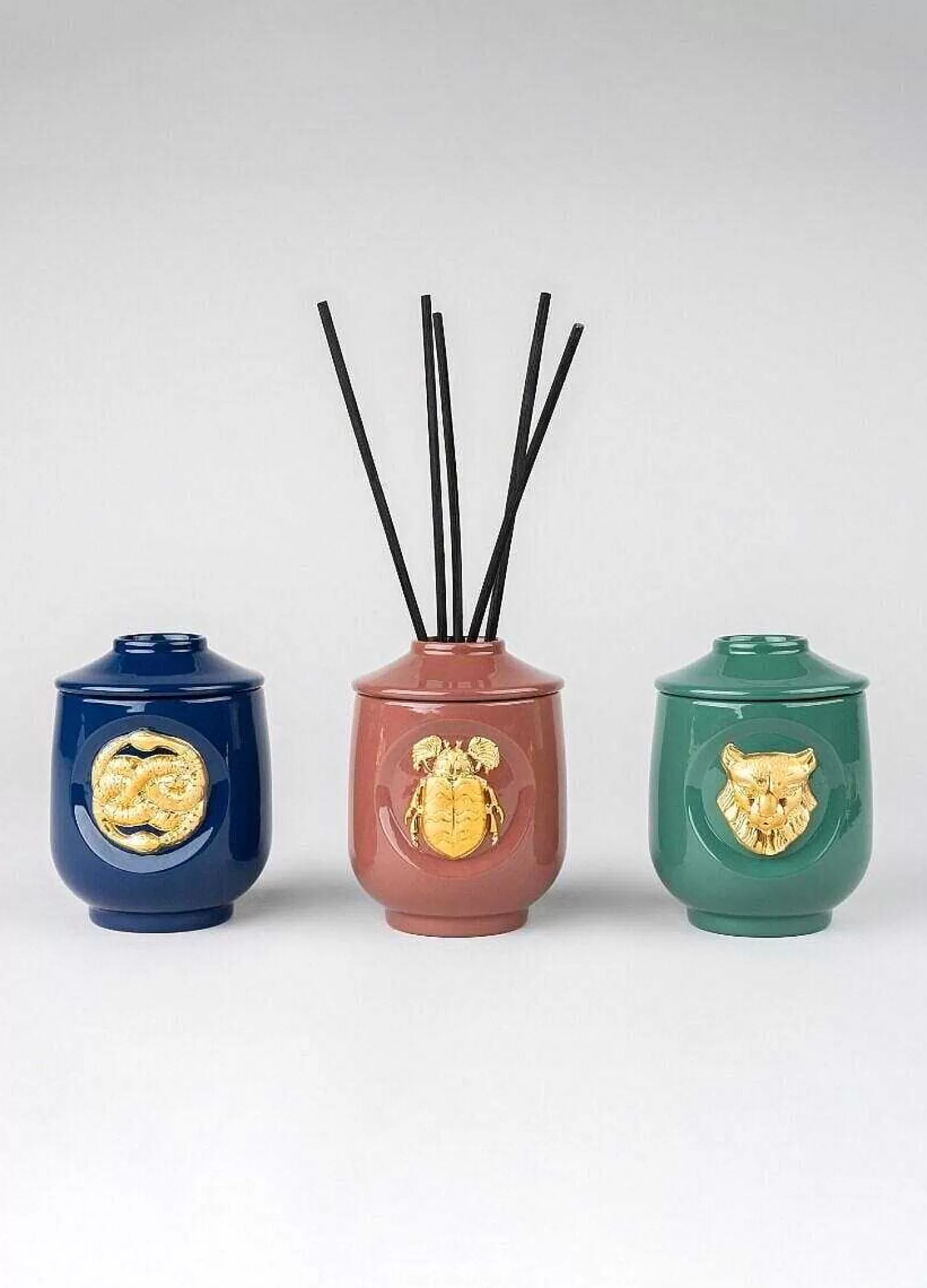 Lladró Lynx Perfume Diffuser Luxurious Animals. Redwood Fire Scent^ Gifts