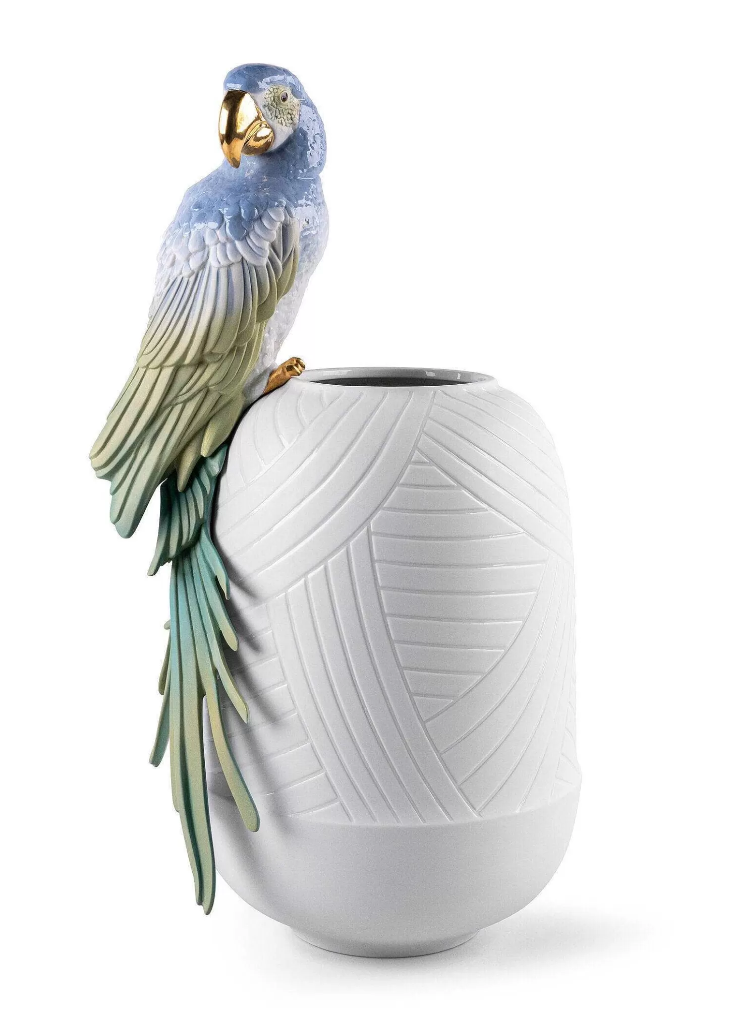Lladró Macaw Bird Vase^ Gifts