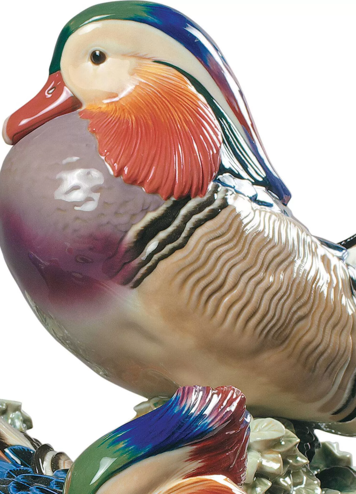 Lladró Mandarin Ducks Sculpture. Limited Edition^ Animals