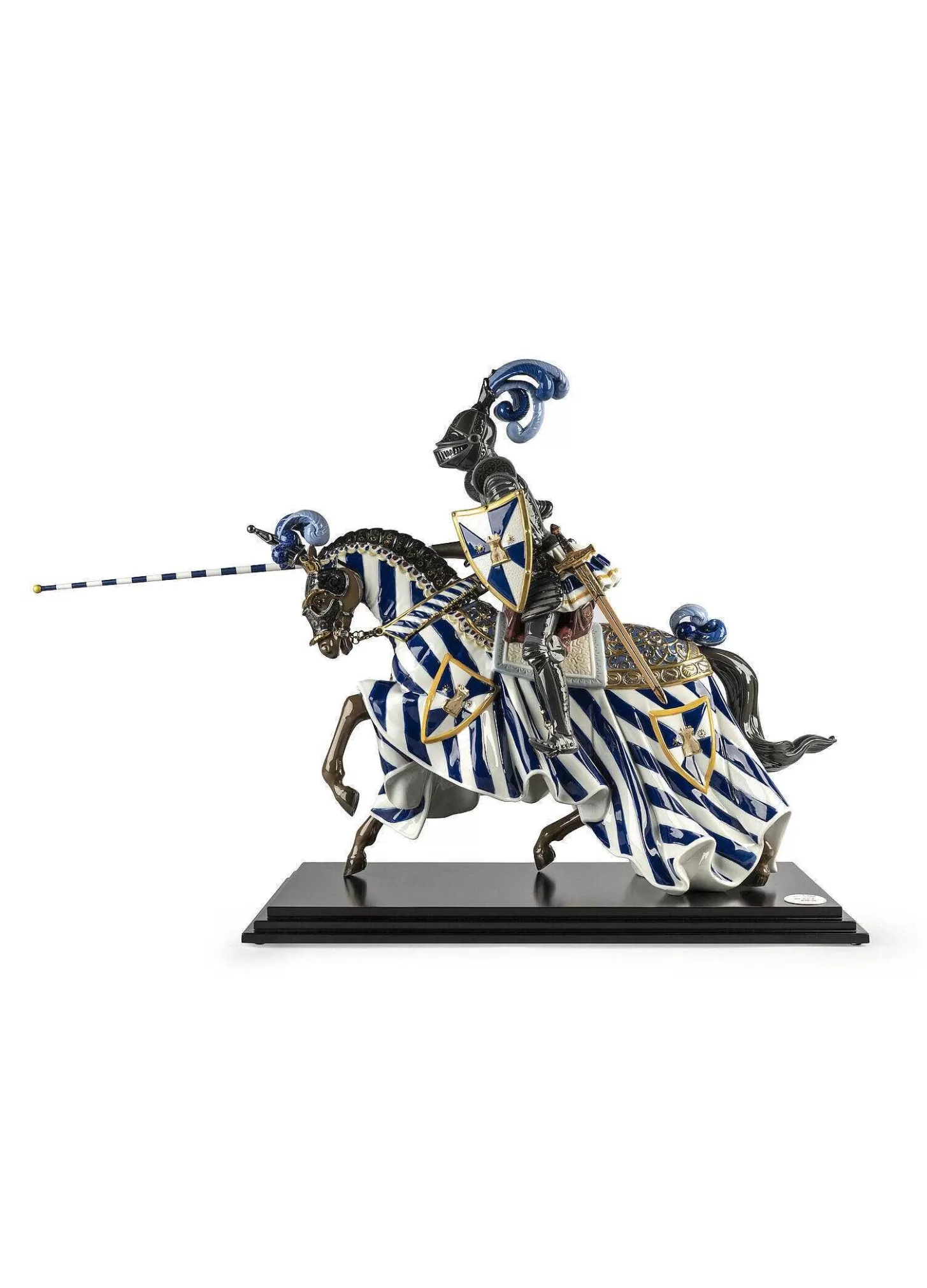 Lladró Medieval Knight Sculpture. Limited Edition^ All Horses Sculptures
