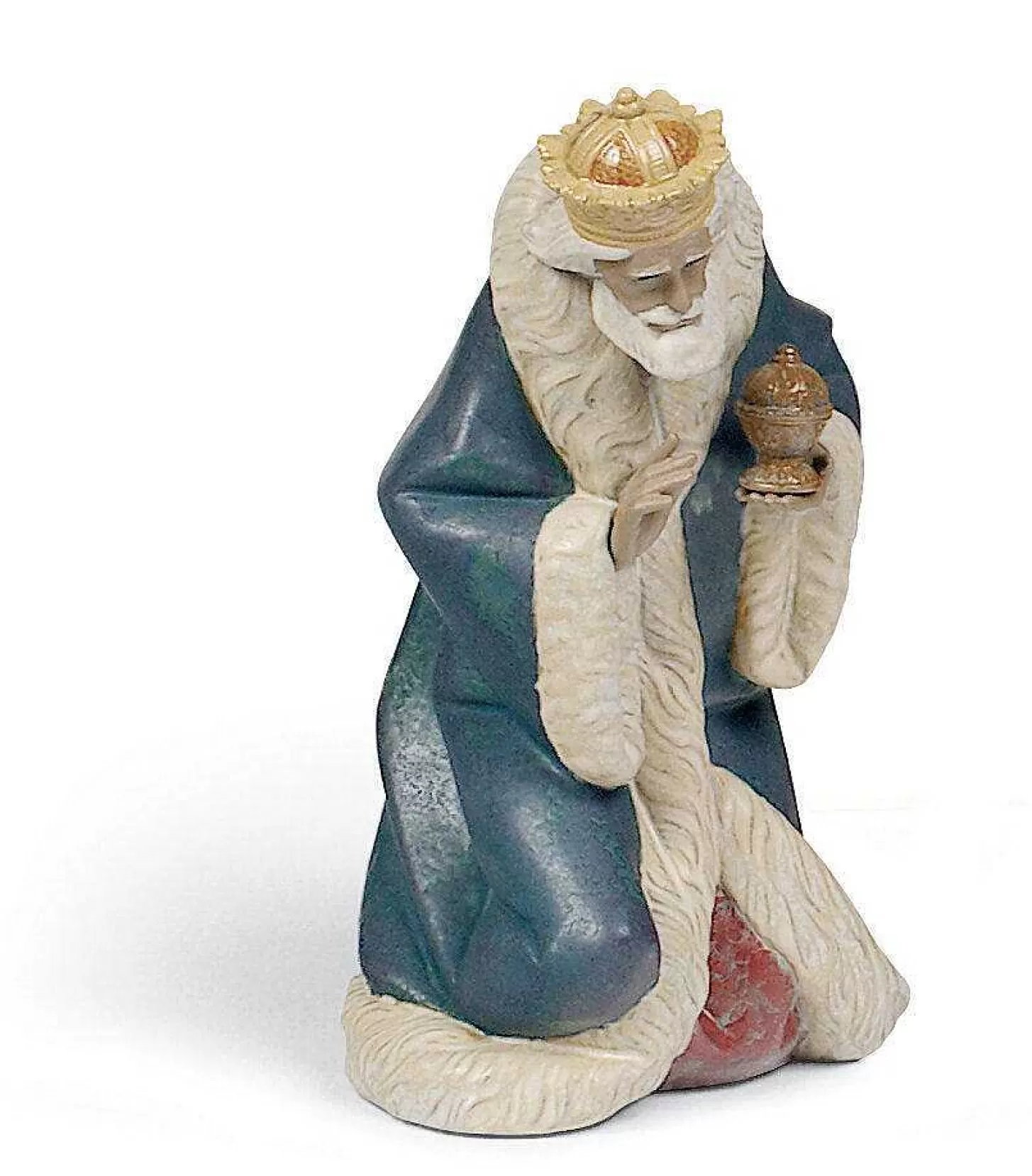 Lladró Melchior Nativity Figurine. Gres^ Christianity