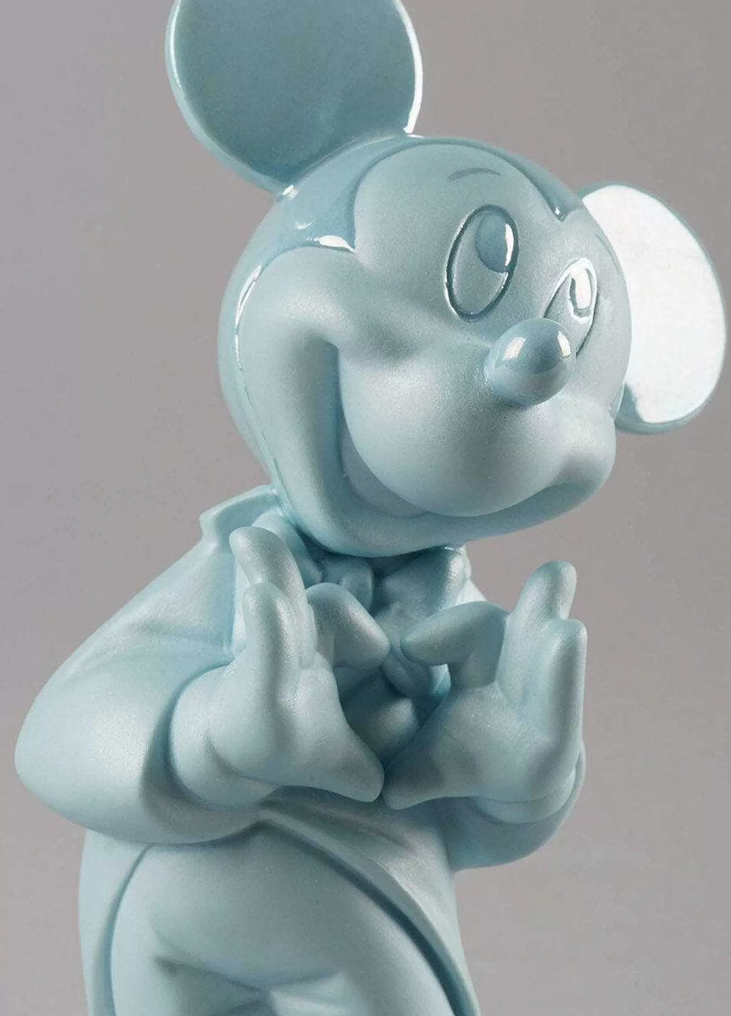 Lladró Mickey Mouse Figurine. Blue^ Design