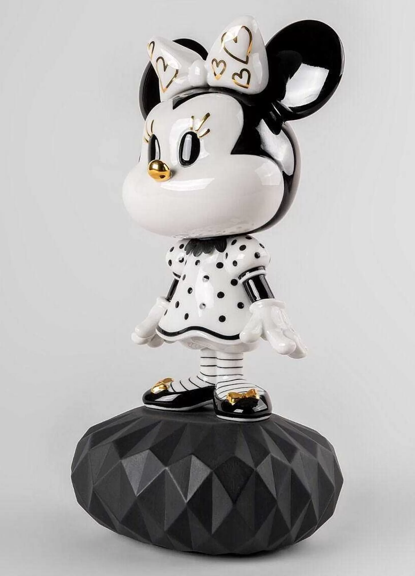 Lladró Minnie In Black And White Sculpture^ Gifts