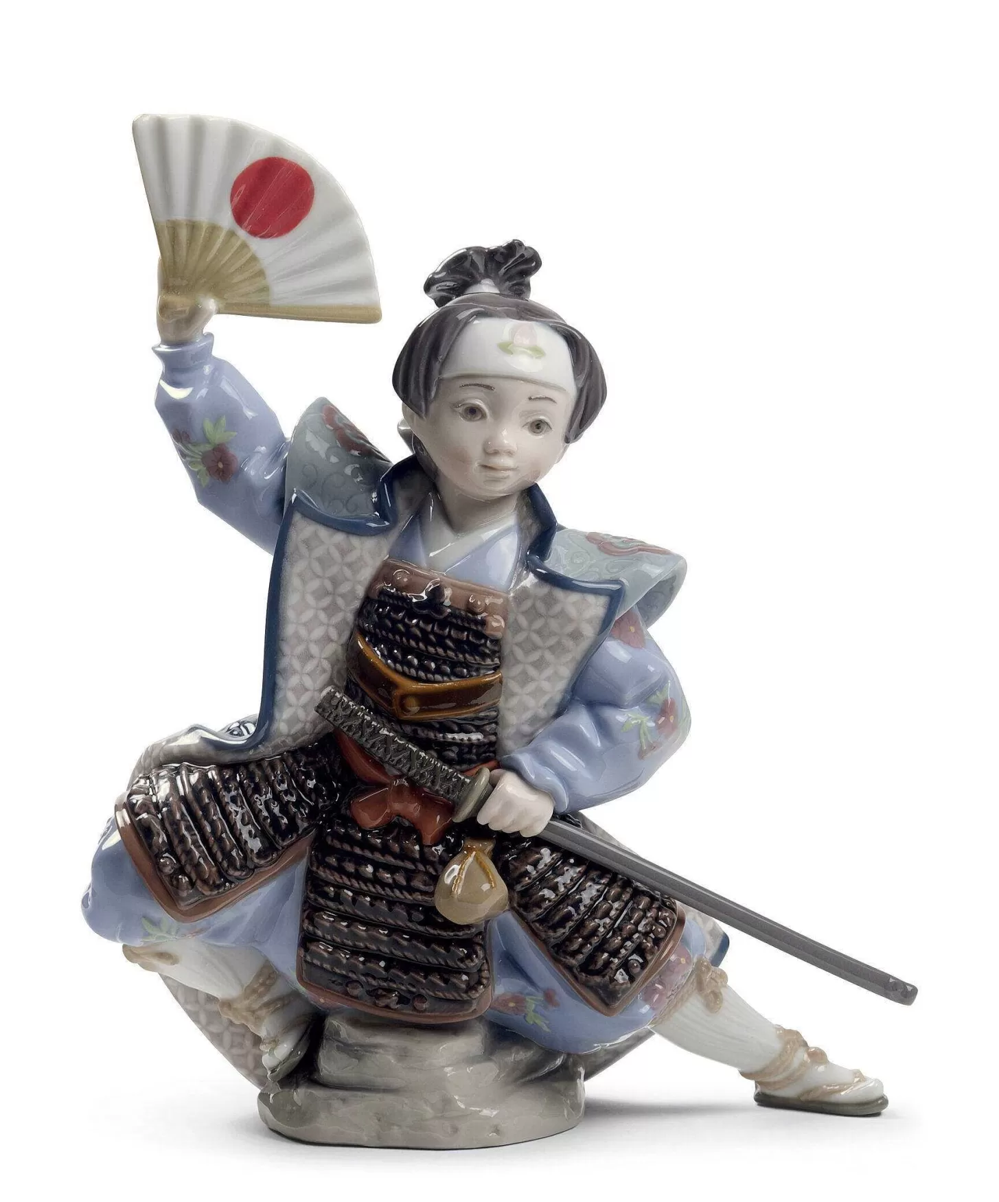 Lladró Momotaro Figurine. Limited Edition^ Japanese Culture